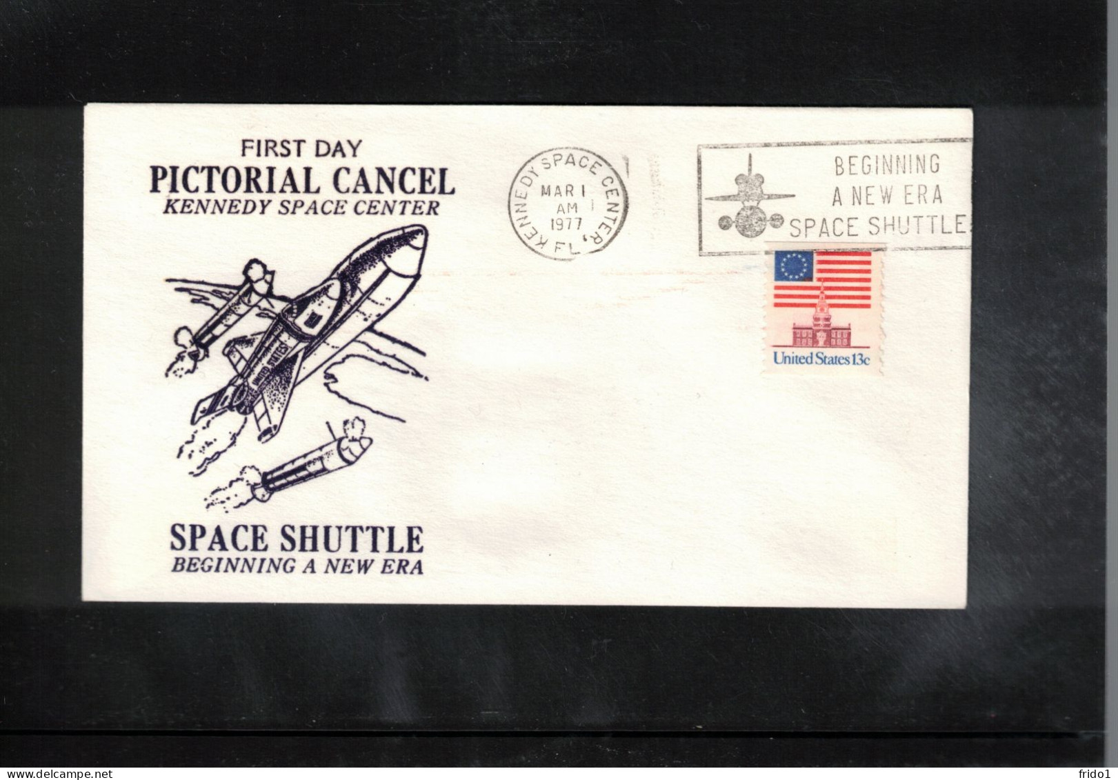 USA 1977 Space / Weltraum Space Shuttle Beginning Of New Era Interesting Cover - Stati Uniti