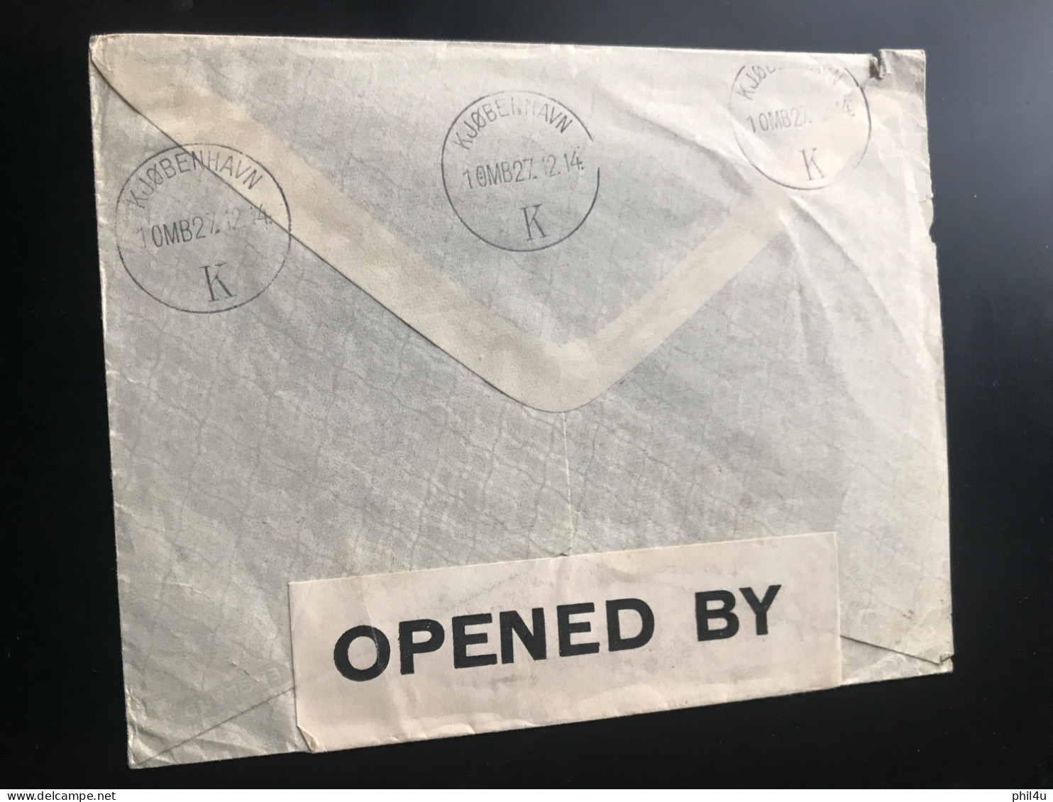 1927 GB 3 Censor Covers Including One Perfin See Photos - Briefe U. Dokumente
