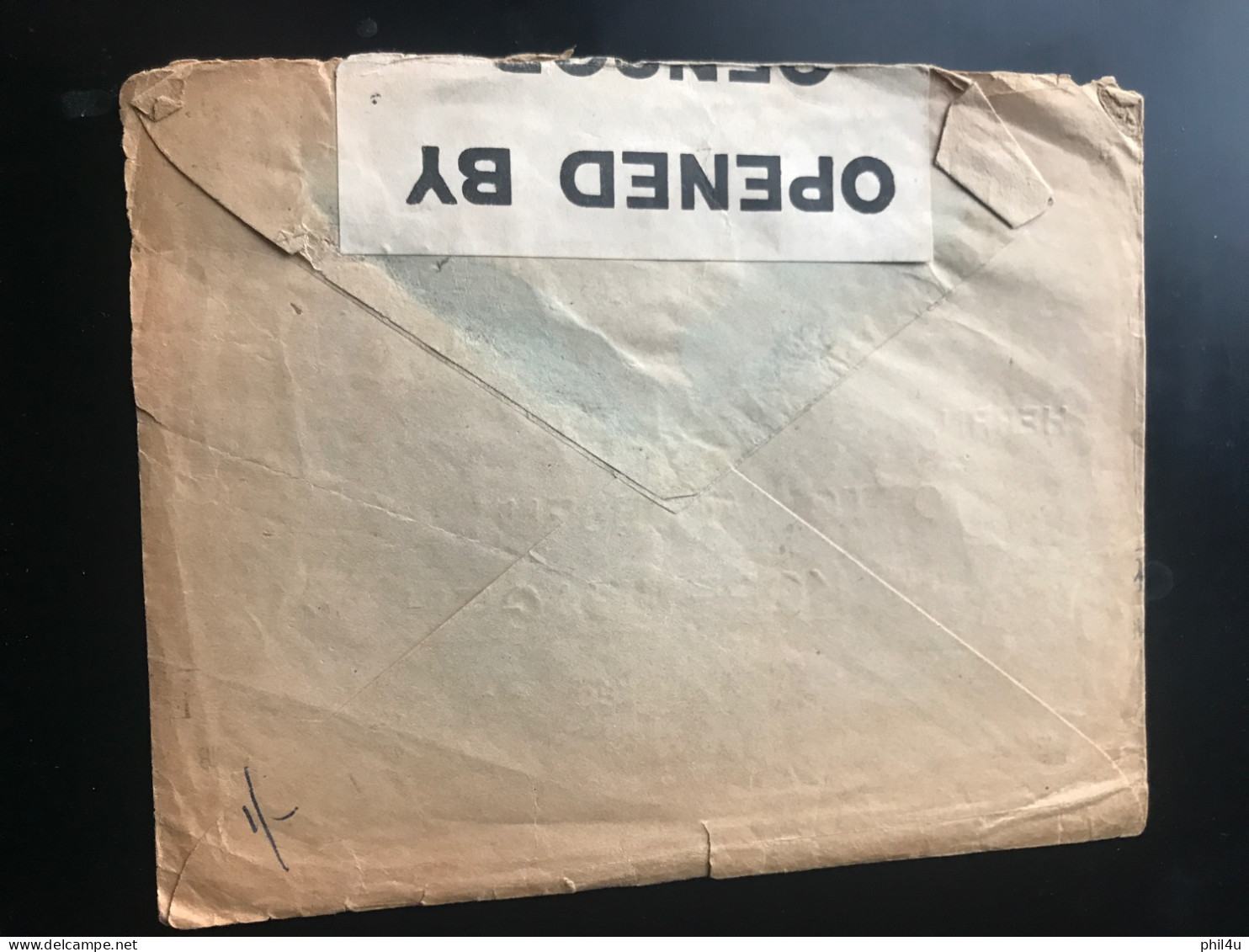1927 GB 3 Censor Covers Including One Perfin See Photos - Cartas & Documentos