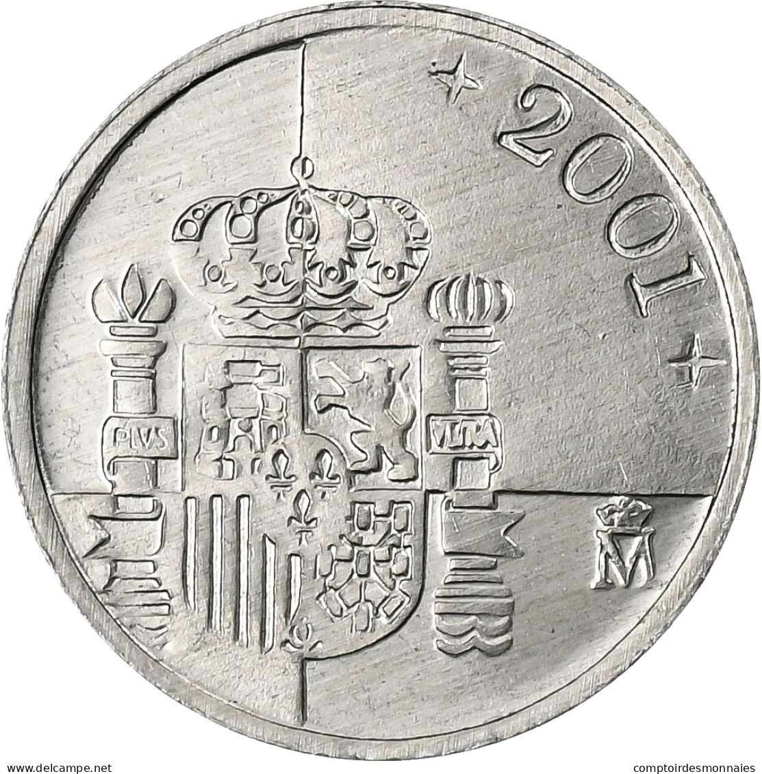 Espagne, Juan Carlos I, Peseta, 2001, Aluminium, SUP, KM:832 - 1 Peseta