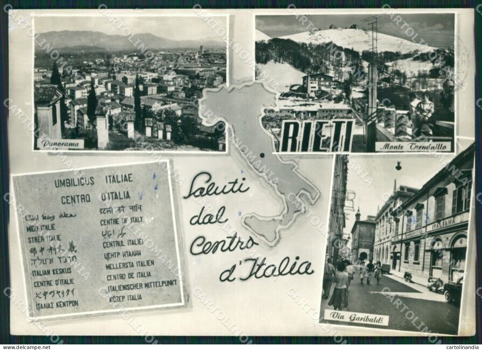 Rieti Città Foto FG Cartolina ZKM8088 - Rieti