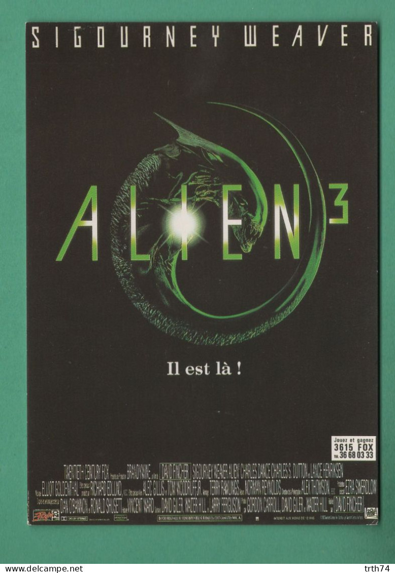 Aliens 3 Sigourney Weaver ( Film Cinéma ) - Affiches Sur Carte
