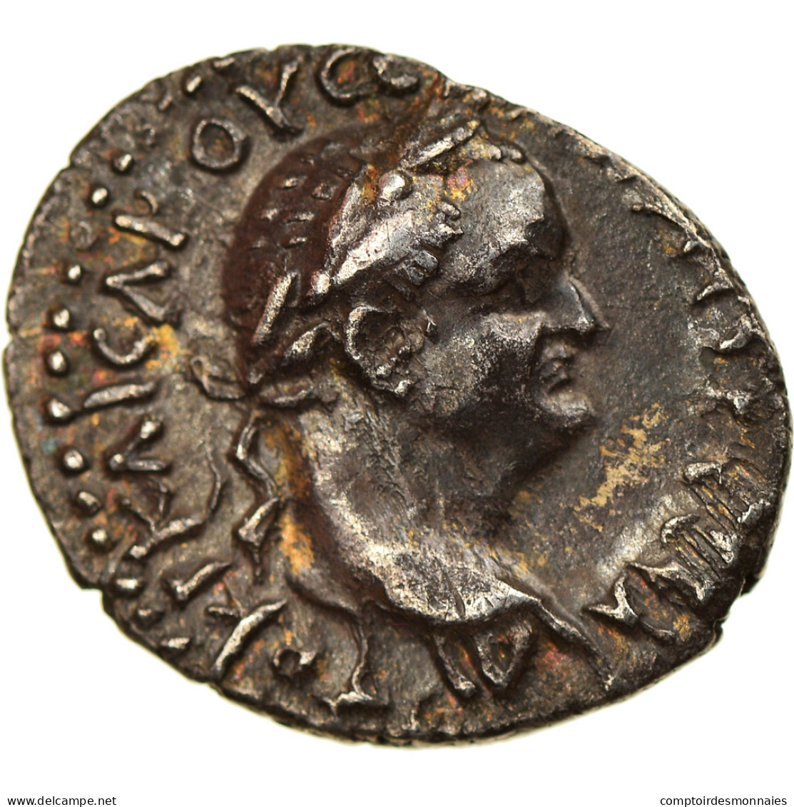 Monnaie, Cappadoce, Titus, Hémidrachme, 79-81, Caesarea, SUP, Argent, RPC:1661 - Provincia