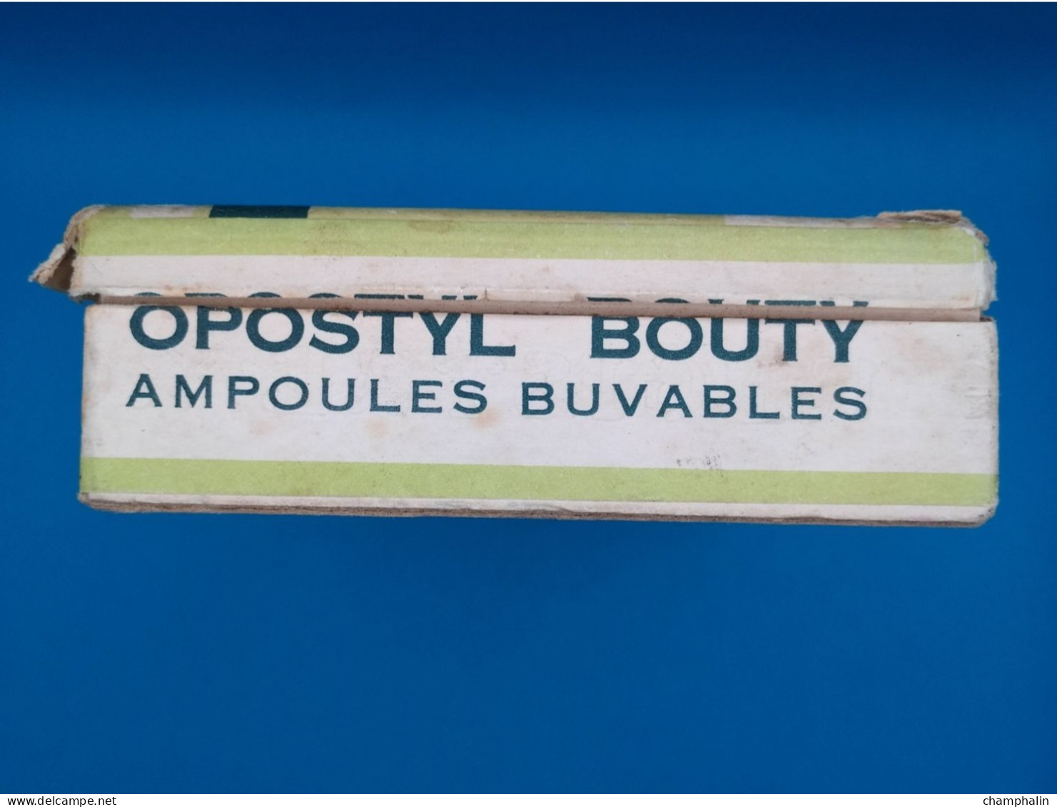 Boîte En Carton Ancienne - Ampoules Opostyl - Laboratoire Bouty à Paris (75) - Année 1943 Pharmacie P. Giono Médicament - Boxes