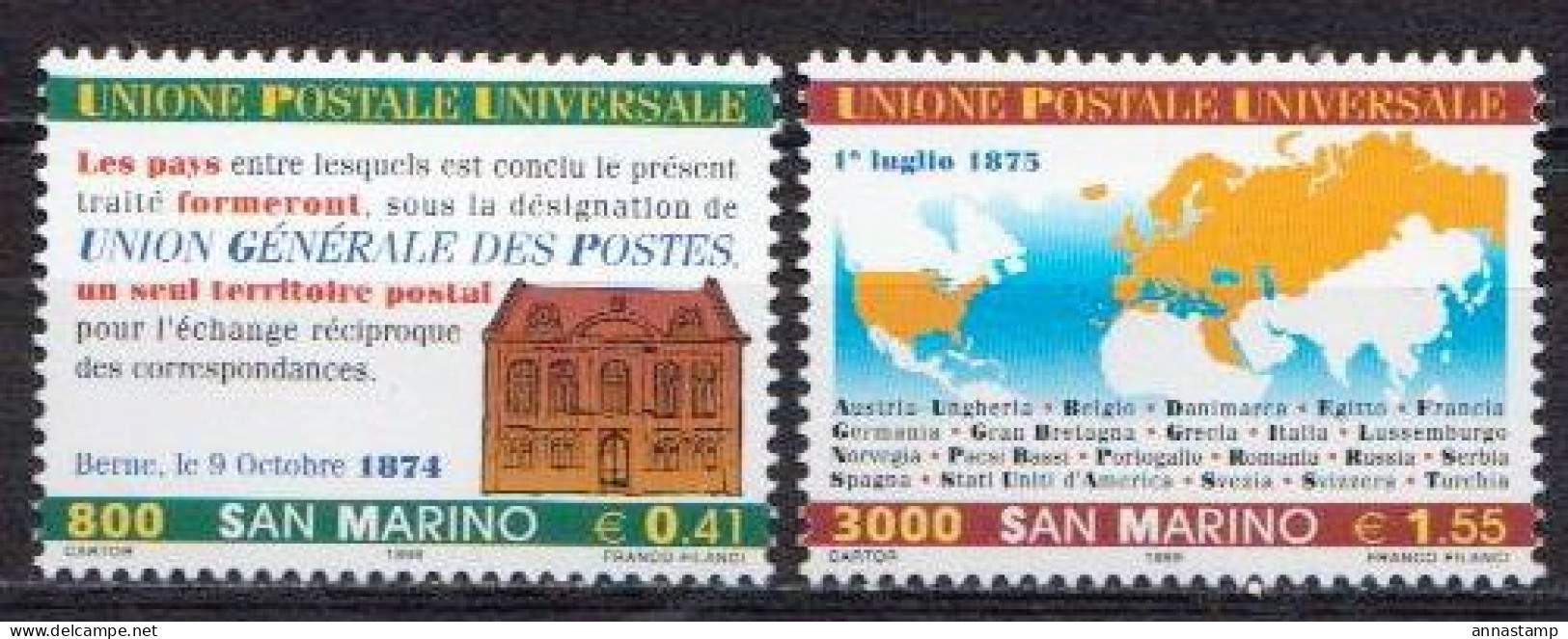 San Marino MNH Set - U.P.U.