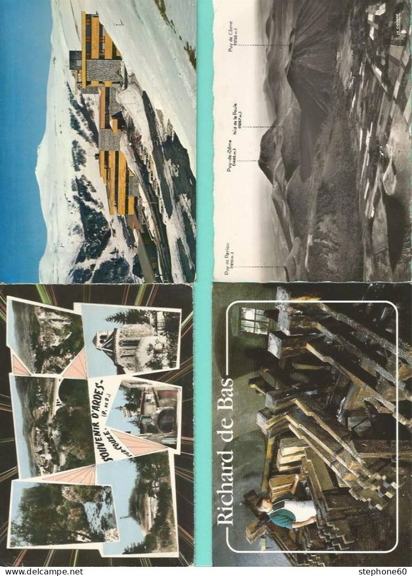 1lo-a612 PUY DE DOME Dep 63 - Lot 400 CPM / CPSM ( J'en Ajoute 50 En Plus ) - 100 - 499 Postcards