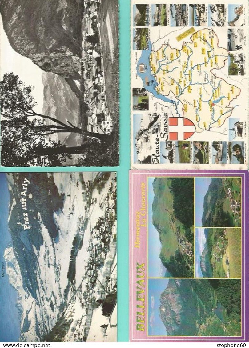 1lo-a614 HAUTE SAVOIE Dep 74 - Lot 400 CPM / CPSM ( J'en Ajoute 50 En Plus ) - 100 - 499 Postales