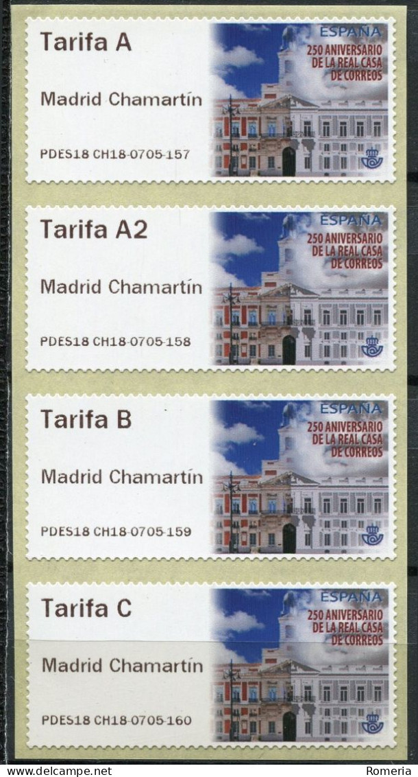 Espagne - 2018 - Madrid Chamartin - Automatenmarken [ATM]