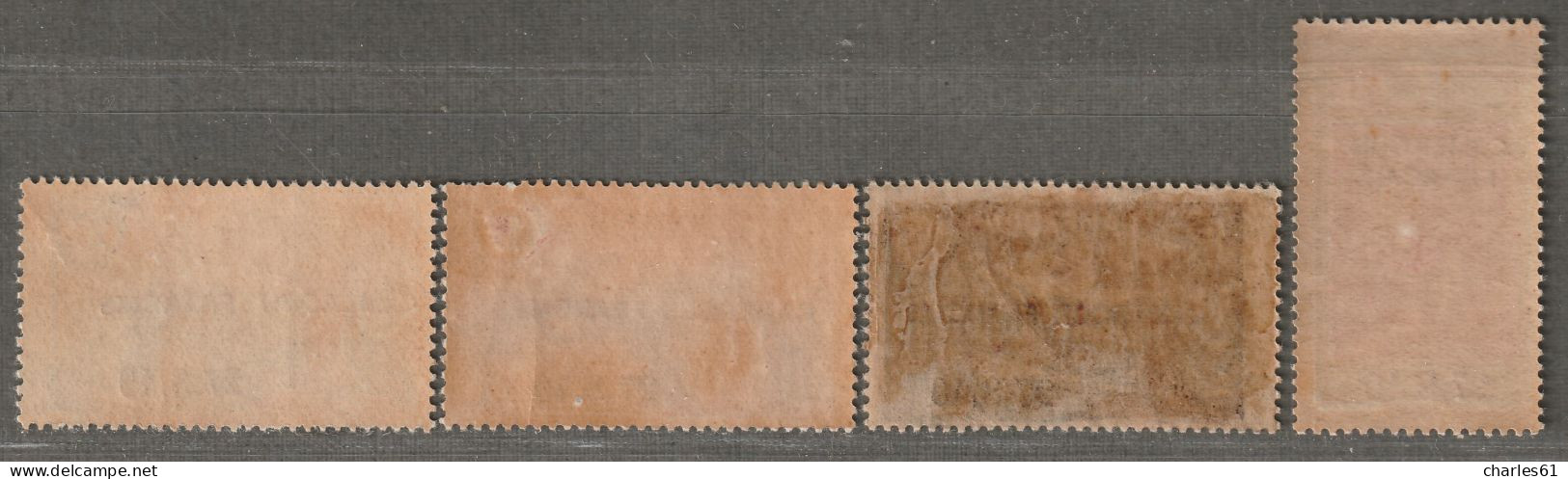 CAMEROUN - N°202/5 * (1940) Surchargés - Avec Variété Du 2 Bouclé De 27 Sur Le 20fr - Unused Stamps