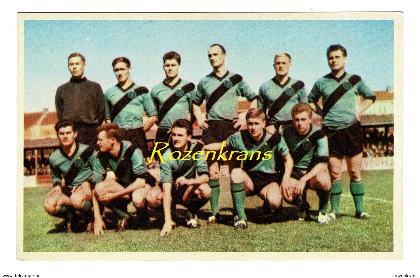 Postkaart Ploegfoto Football Belgique équipe De CS Brugeos Cercle Brugge 1962 1963 Voetbal Ploeg Team - Football