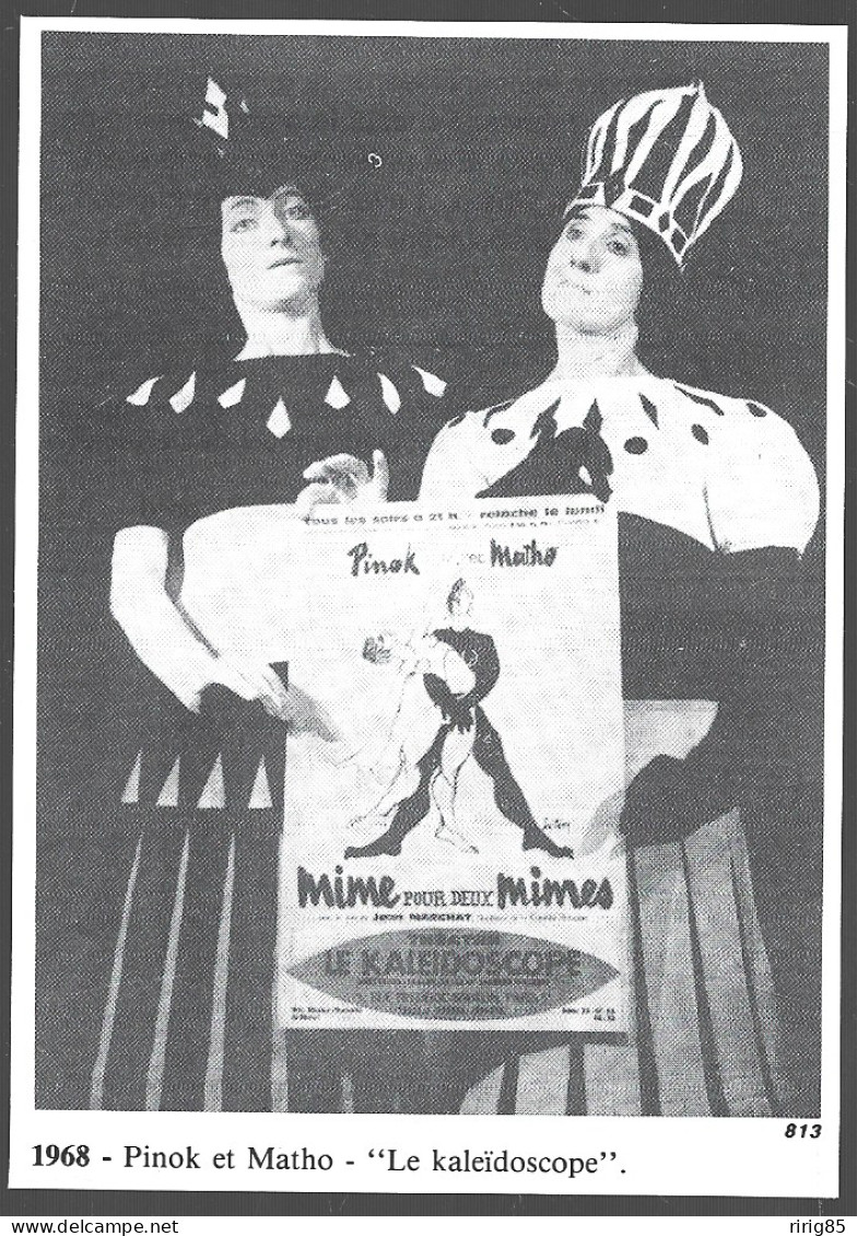 1986  --  CIRQUE MIME . PINOK ET MATHO 1968 . LE KALEIDOSCOPE . 4A944 - Unclassified