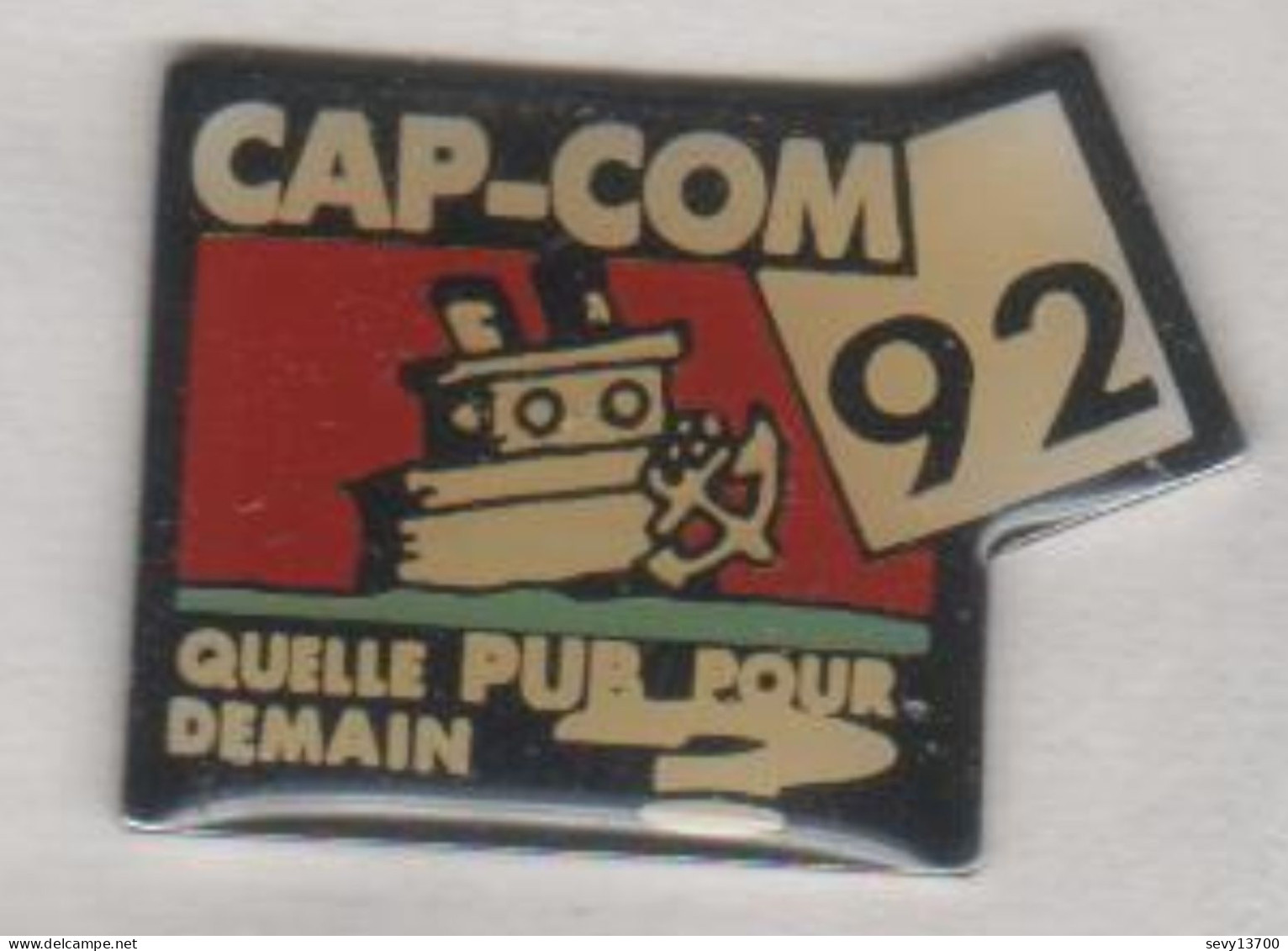 Lot 12 Pin's  Telefleurs - Cuisinés Du Jour - CapCom - Chauss Land - CT Goya - ATM - Saupiquet - La Bresse - Seznec - Lots