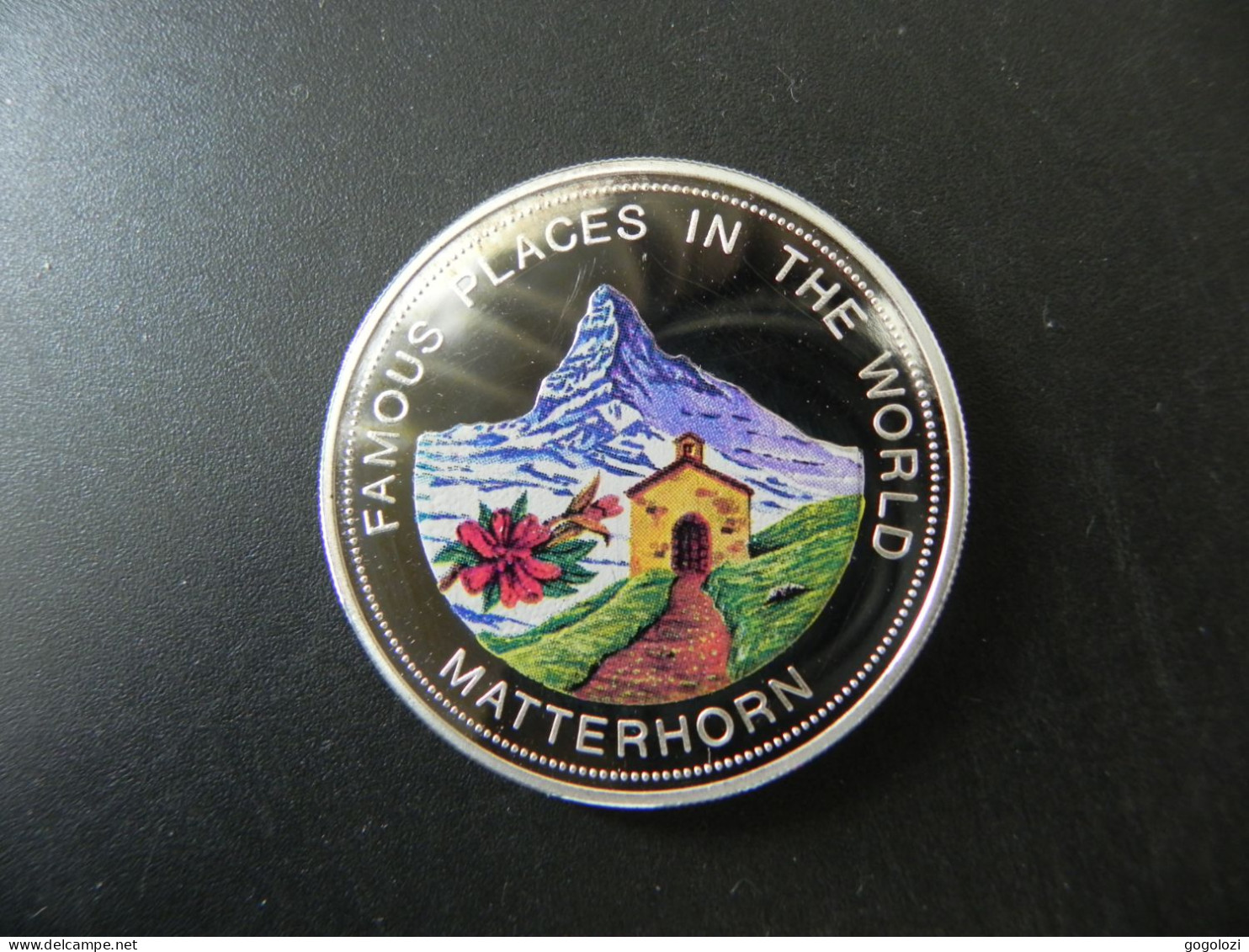 Uganda 2000 Shillings 1993 - Silver (0.999) 19.92 G - Famous Places In The World - Matterhorn - Oeganda