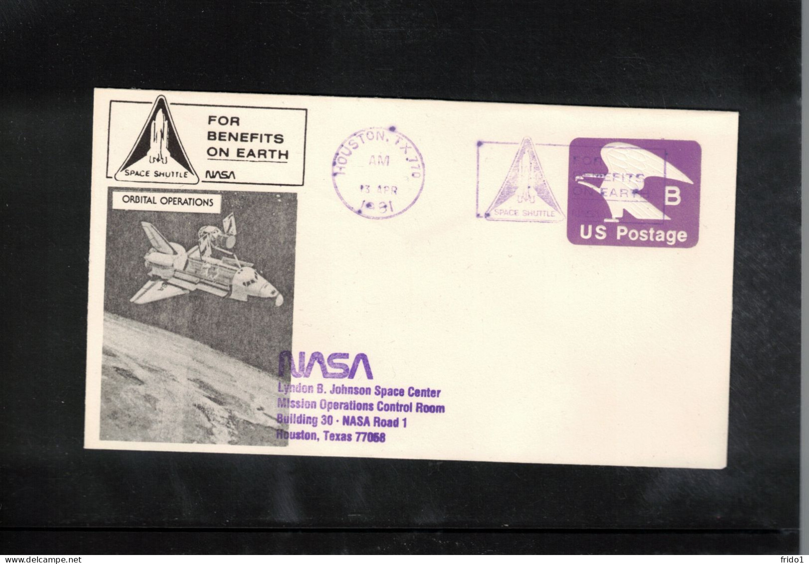 USA 1981 Space / Weltraum Space Shuttle Interesting Cover - Estados Unidos