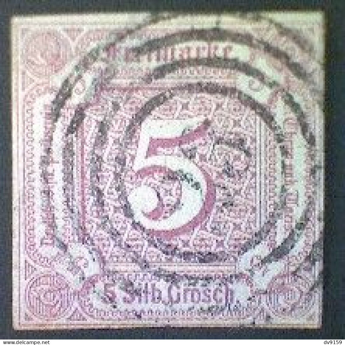 Germany/Thurn And Taxis/Northern District, Scott #13, Used(o), 1859, 5 Sb, Lilac - Oblitérés