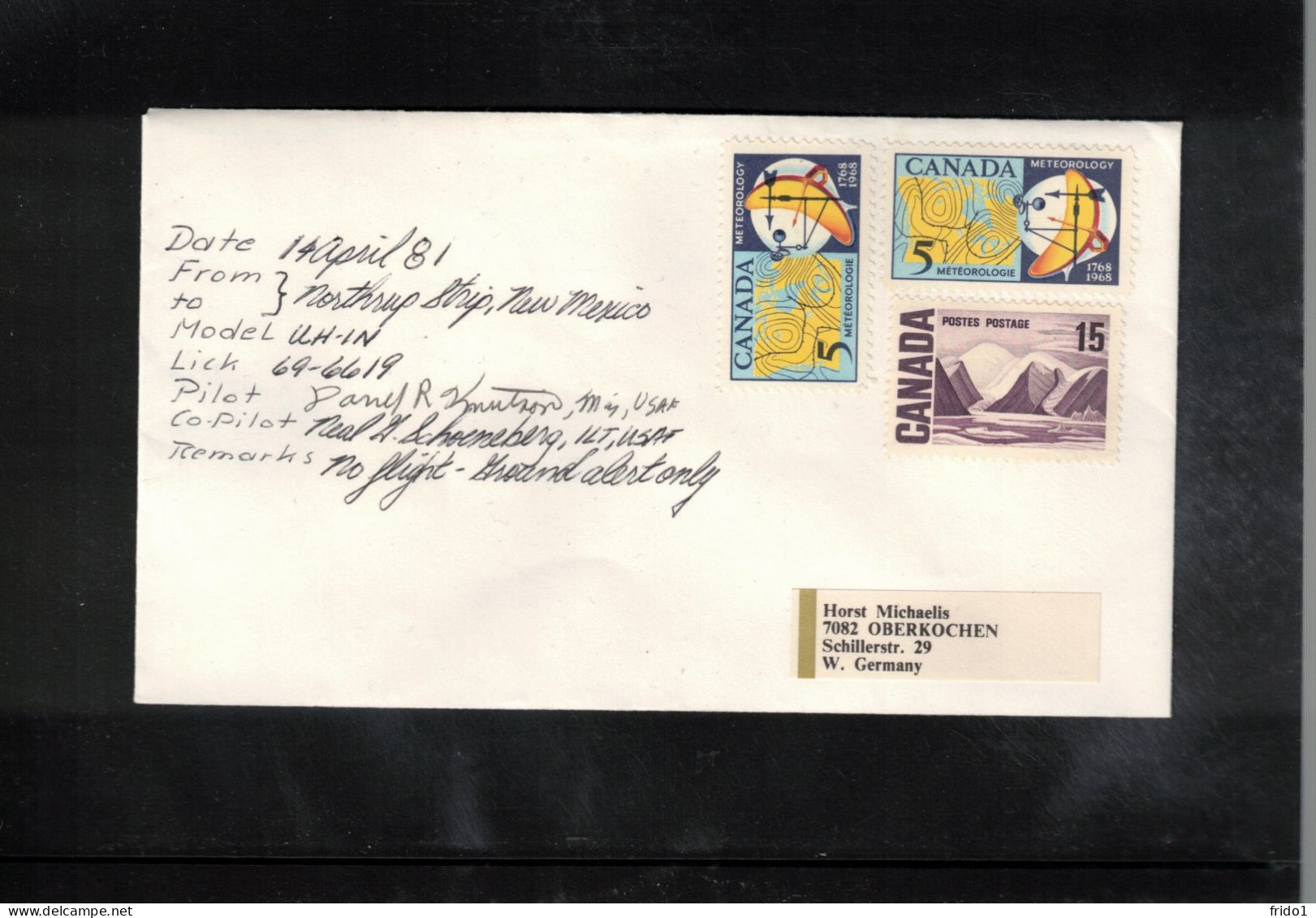 USA 1981 Space / Weltraum Space Shuttle - Department Of The Air Force Interesting Signed Cover - Verenigde Staten