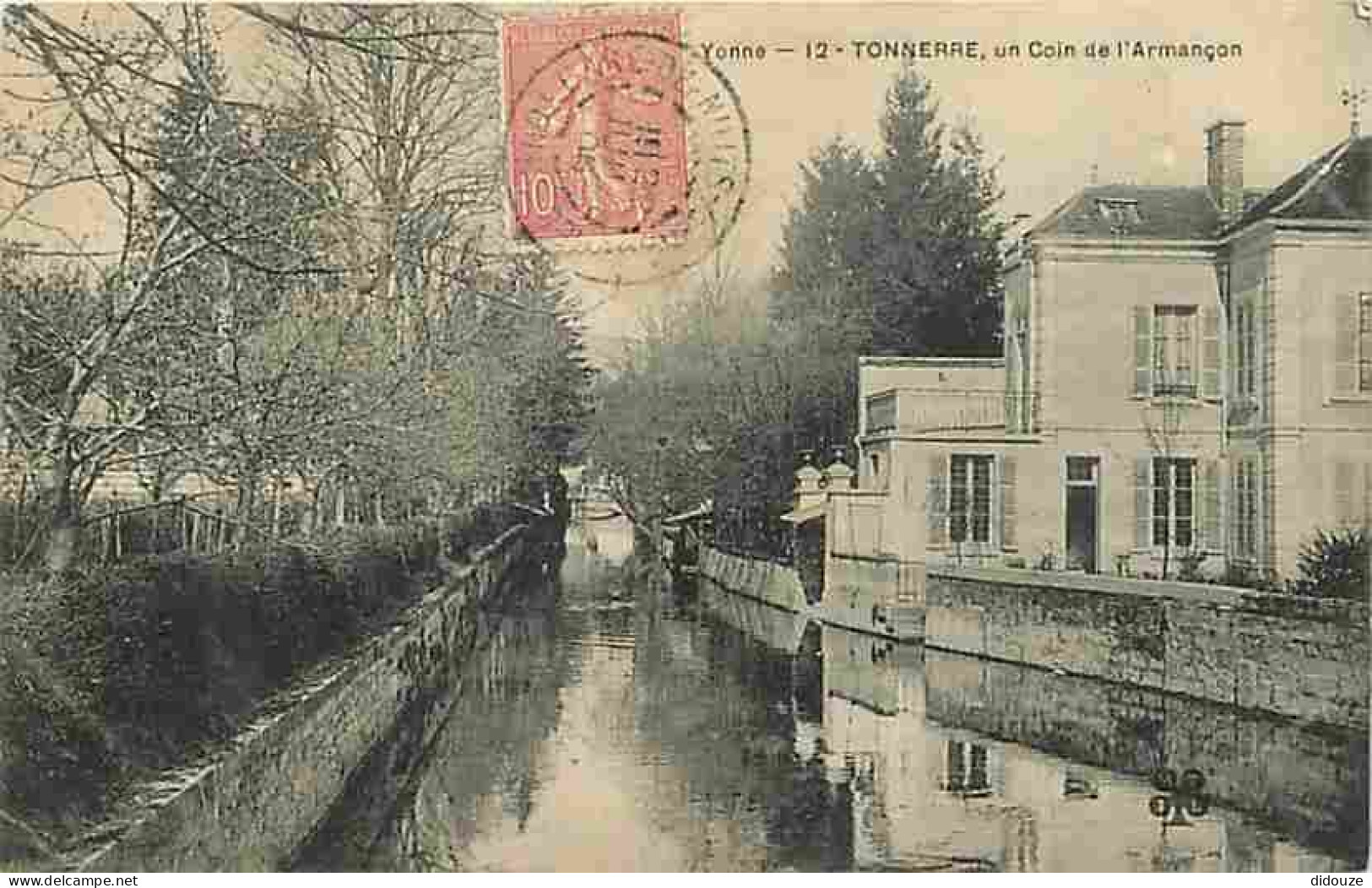 89 - Tonnerre - Un Coin De L'Armançon - Oblitération Ronde De 1906 - Correspondance - CPA - Voir Scans Recto-Verso - Tonnerre