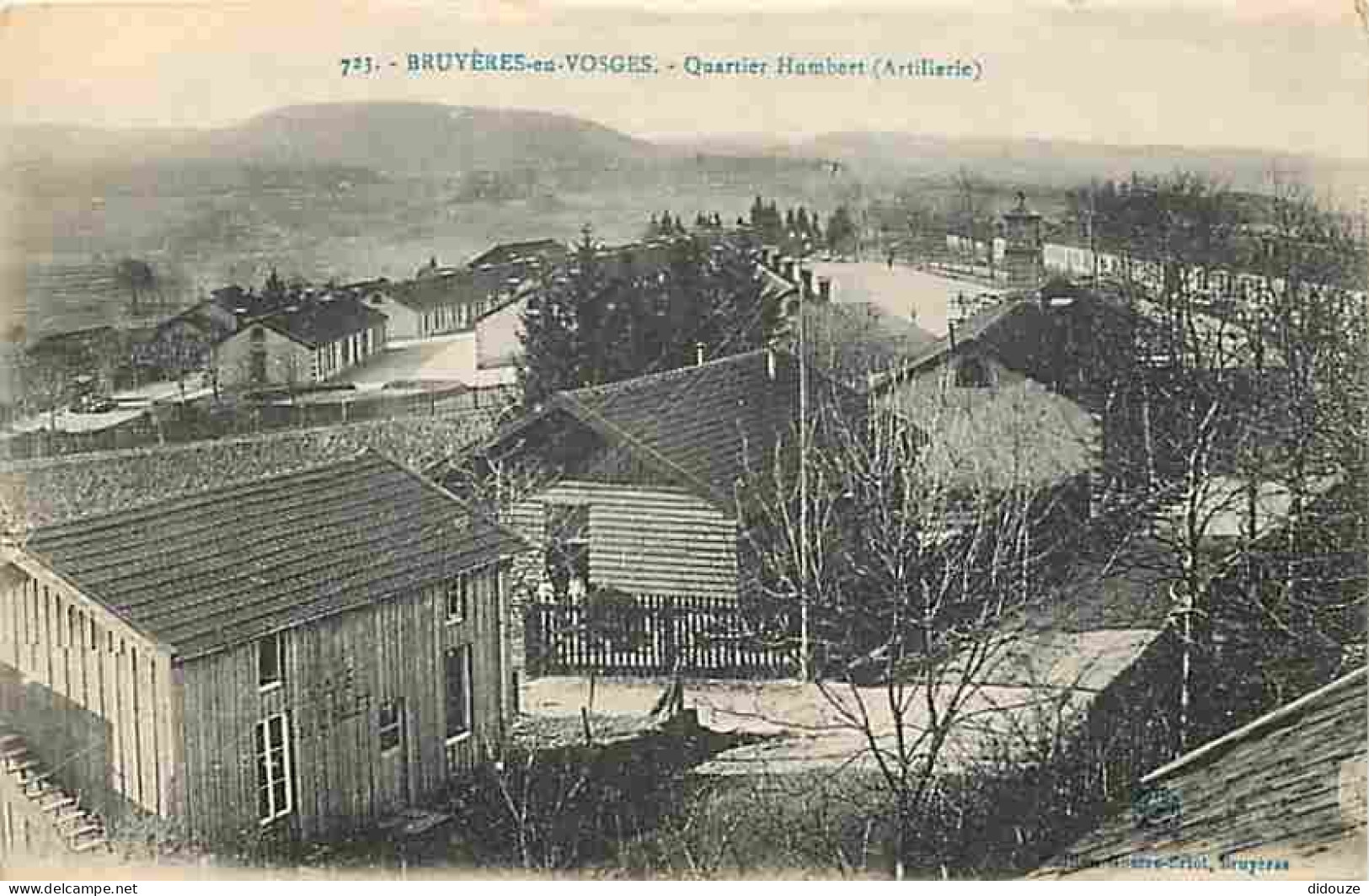 88 - Bruyères En Vosges - Quartier Humbert - Artillerie - Correspondance - Voyagée En 1919 - CPA - Voir Scans Recto-Vers - Bruyeres