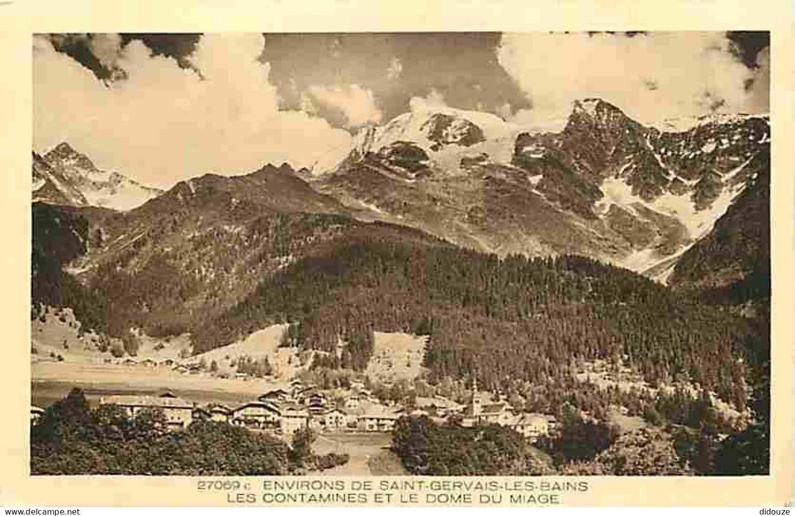 74 - Les Contamines - Les Contamies Et Le Dome Du Miage Aux Environs De Saint Gervais Les Bains - Correspondance - Voyag - Les Contamines-Montjoie