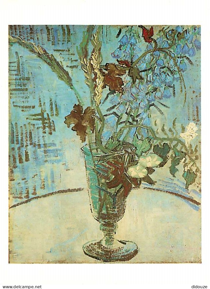 Art - Peinture - Vincent Van Gogh - Fleurs Dans Un Verre - CPM - Carte Neuve - Voir Scans Recto-Verso - Schilderijen