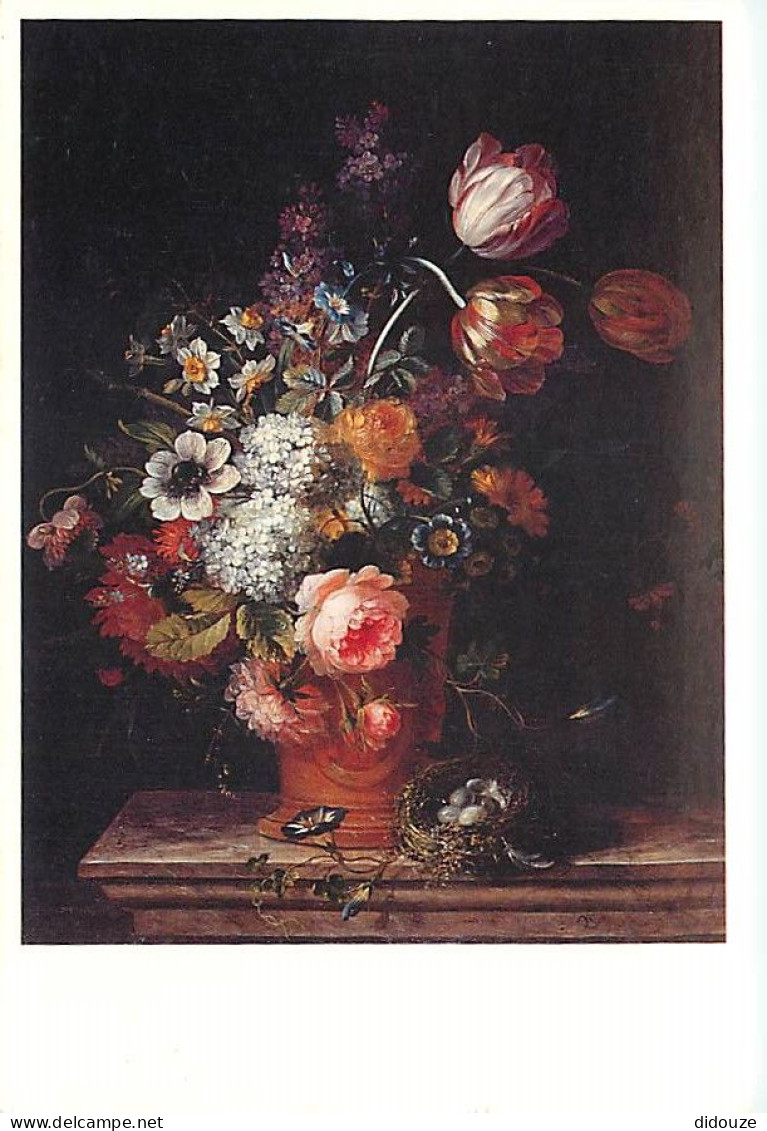 Art - Peinture - Willem Van Leen - Vase De Fleurs Avec Un Nid - CPM - Carte Neuve - Voir Scans Recto-Verso - Schilderijen