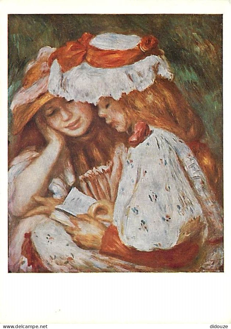 Art - Peinture - Pierre-Auguste Renoir - Deux Jeunes Filles Lisant - CPM - Carte Neuve - Voir Scans Recto-Verso - Schilderijen