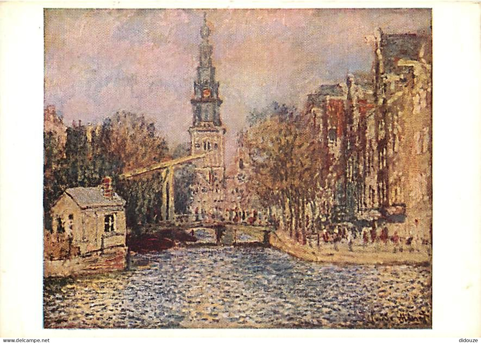 Art - Peinture - Claude Monet - The West Church Tower , Amsterdam - Carte Neuve - CPM - Voir Scans Recto-Verso - Paintings