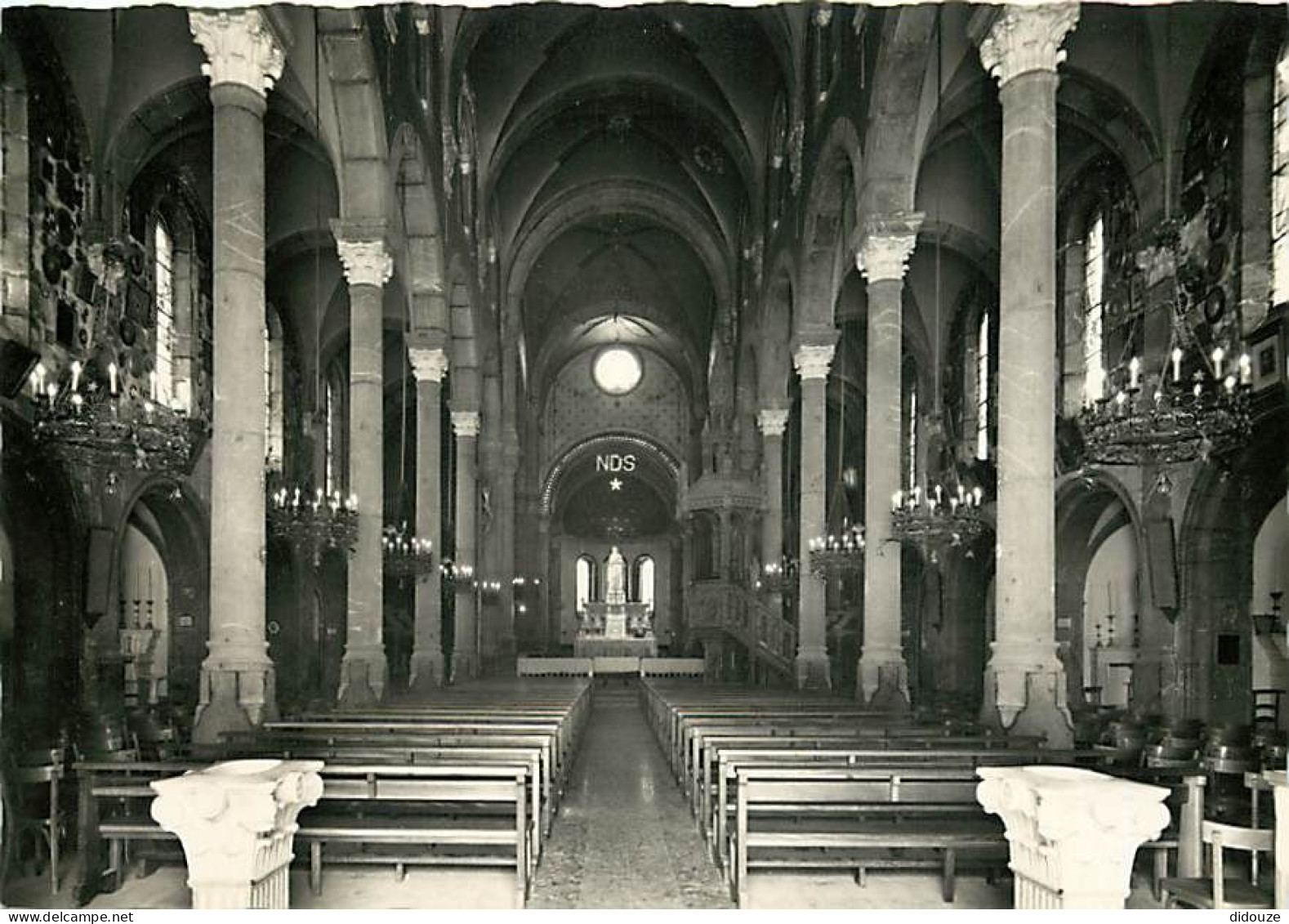 38 - La Salette - Pèlerinage De Notre Dame De La Salette - Vue Intérieure De La Basilique - Mention Photographie Véritab - La Salette