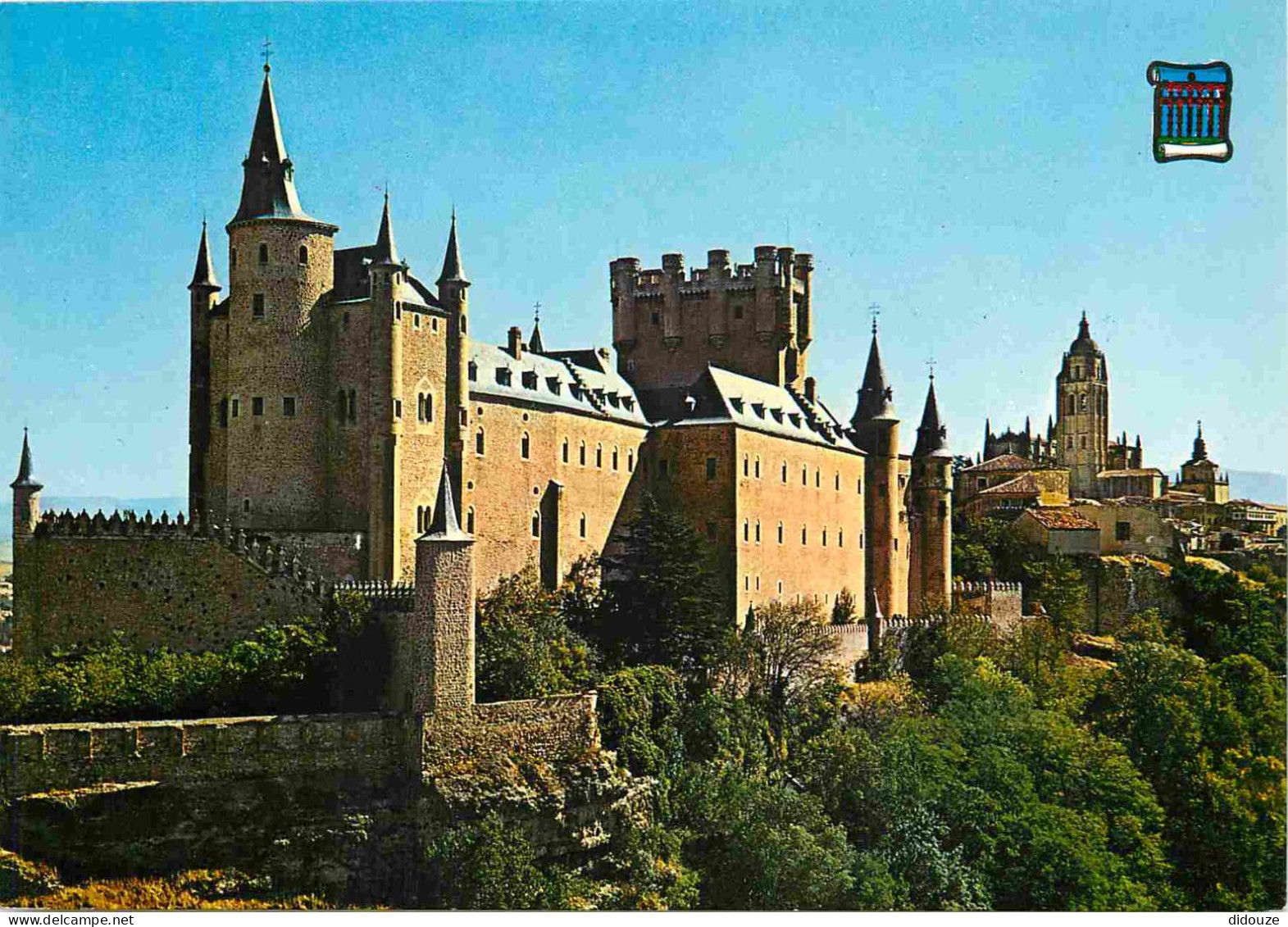 Espagne - Espana - Castilla Y Leon - Segovia - El Alcazar Y La Catedral - CPM - Voir Scans Recto-Verso - Segovia