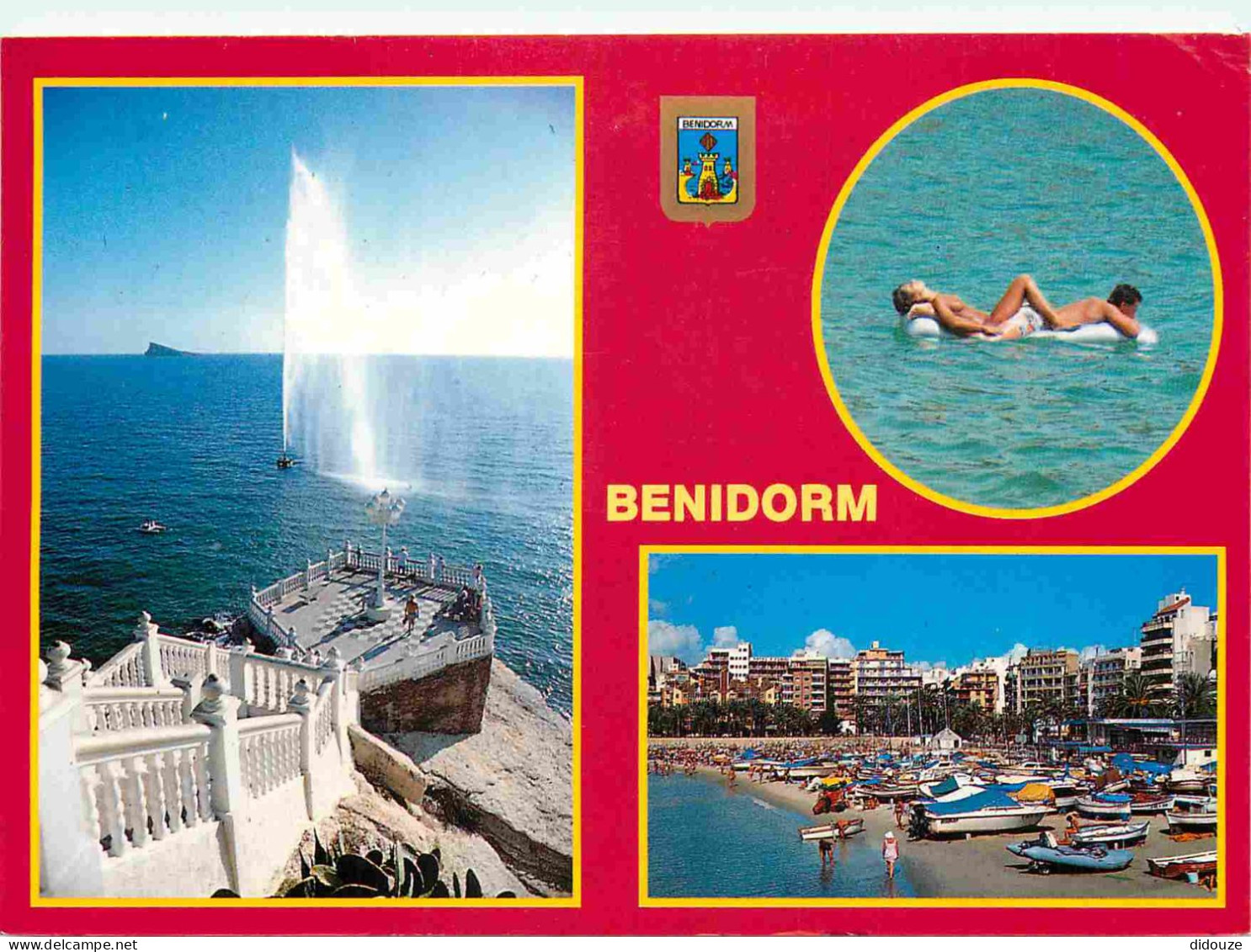 Espagne - Espana - Comunidad Valenciana - Benidorm - Multivues - Femme Aux Seins Nus - CPM - Voir Scans Recto-Verso - Alicante