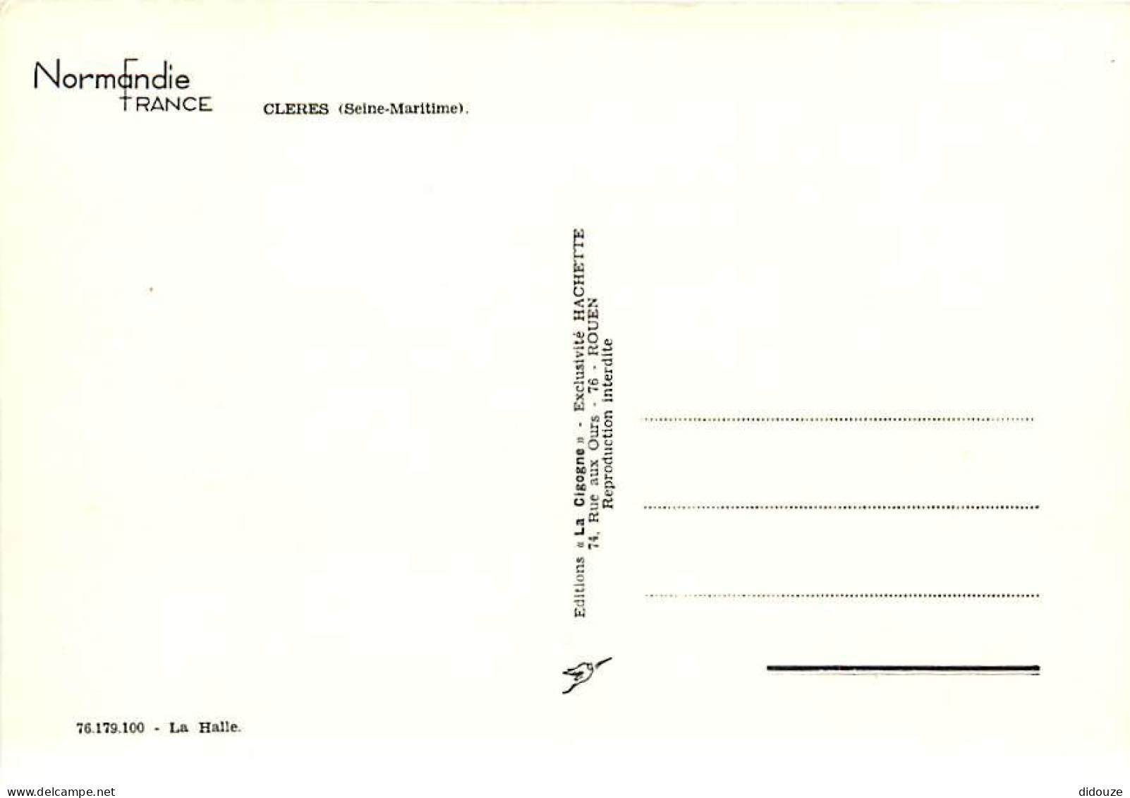 76 - Clères - La Halle - Carte Neuve - CPM - Voir Scans Recto-Verso - Clères