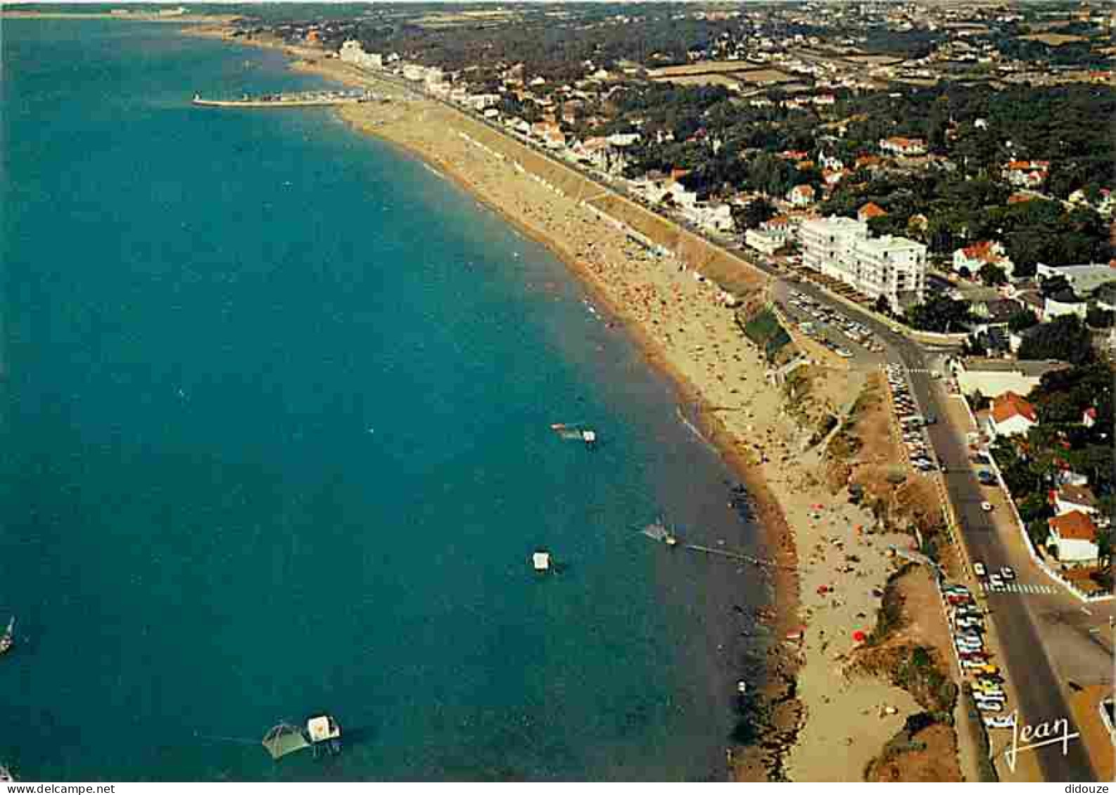 44 - Tharon Plage Saint Michel Chef Chef - Vue Générale De La Plage - Vue Aérienne - Etat Pli Visible - CPM - Voir Scans - Saint-Michel-Chef-Chef