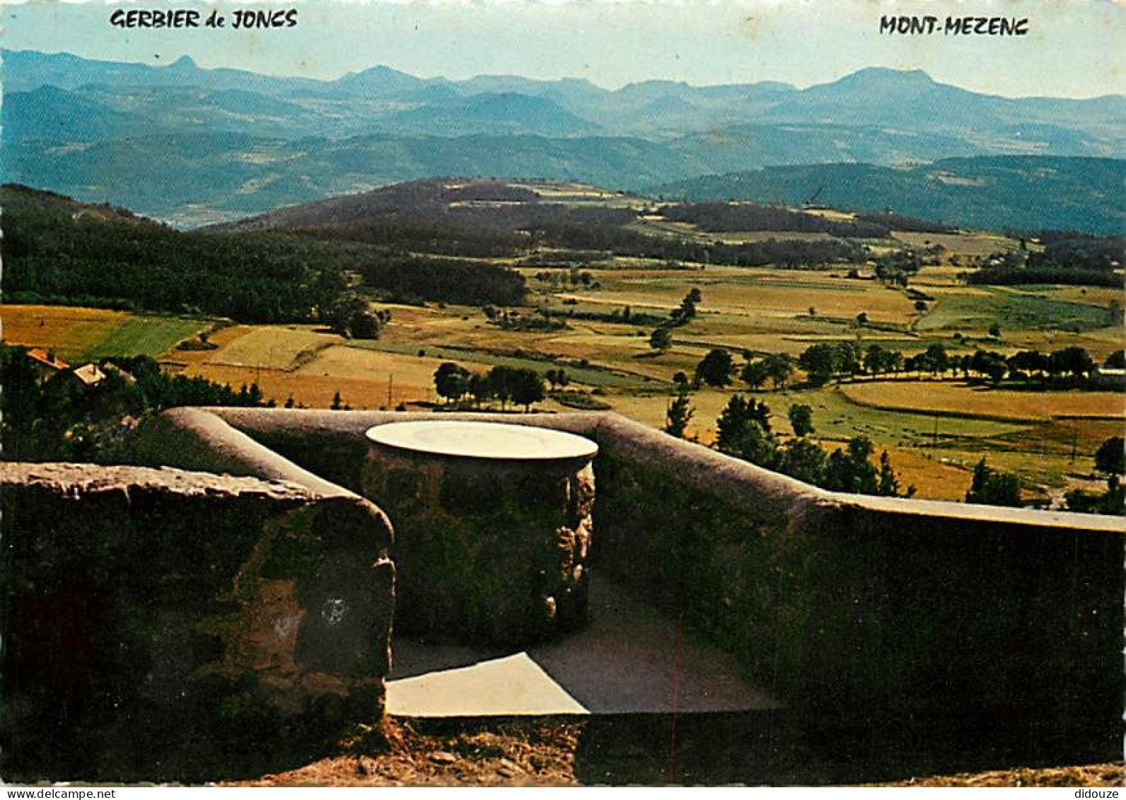 07 - Saint Agrève - La Table D'Orientation Et La Chaîne Des Cévennes - CPM - Voir Scans Recto-Verso - Saint Agrève