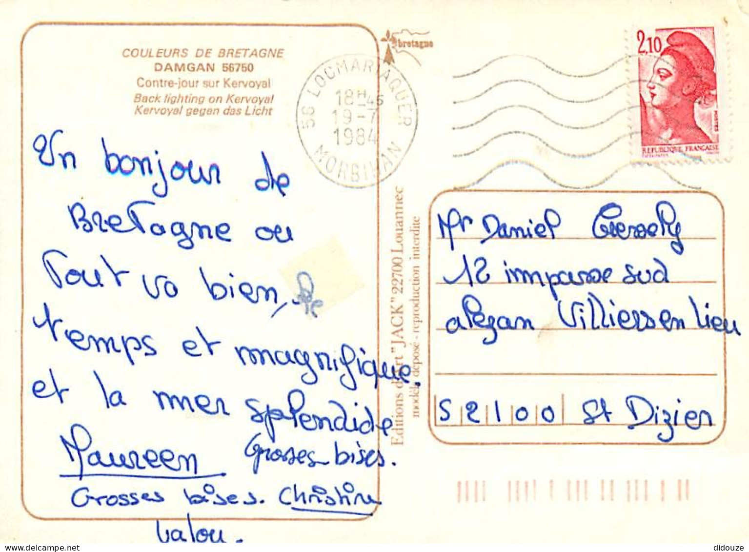 56 - Damgan - CPM - Voir Scans Recto-Verso - Damgan