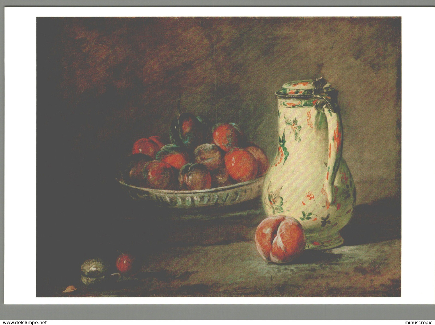 CPM Art - Martigny - Fondation Pierre Gianadda - Coupe De Prunes - Jean Siméon Chardin - Paintings