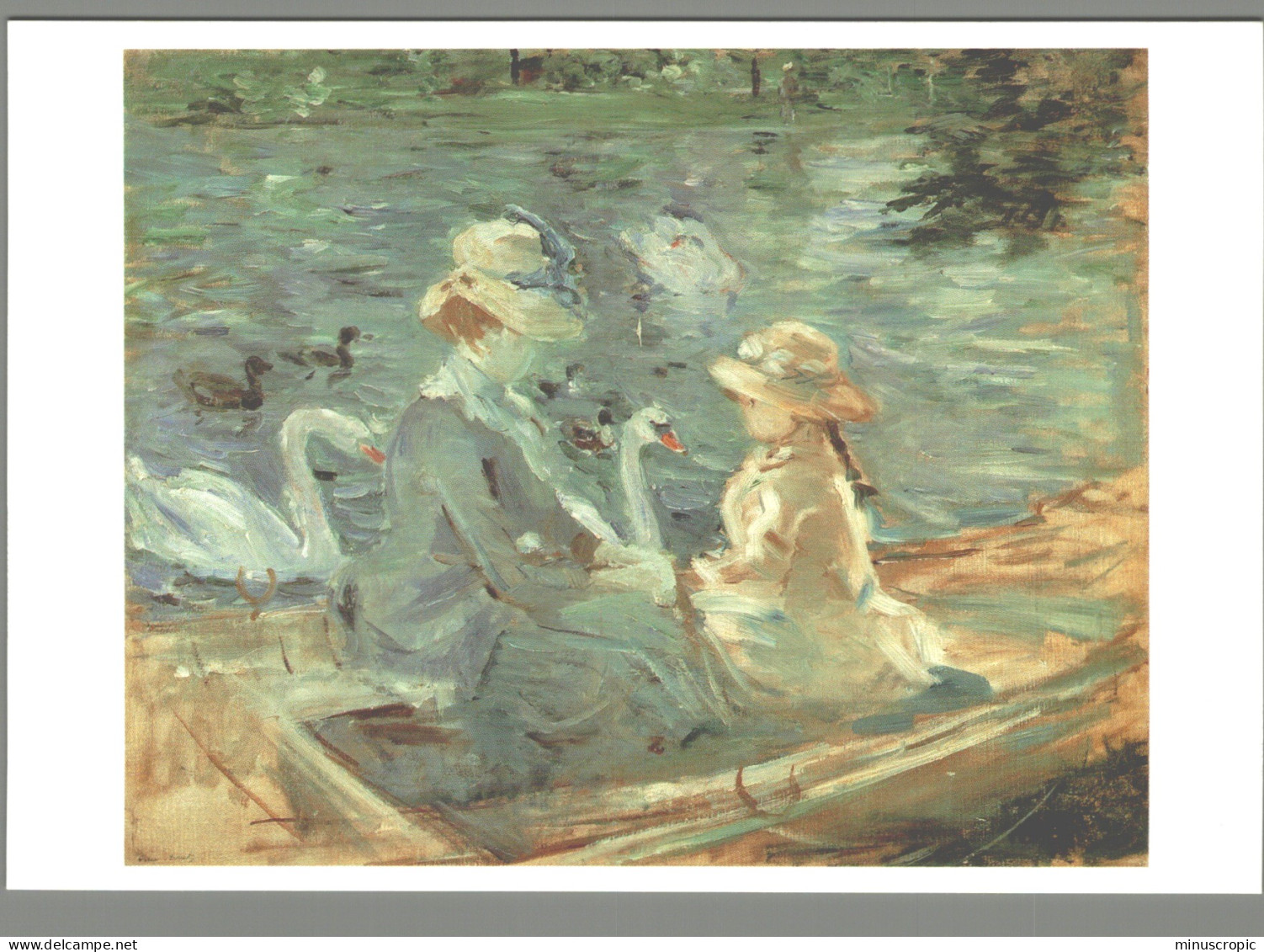 CPM Art - Martigny - Fondation Pierre Gianadda - Sur Le Lac Du Bois De Boulogne - Berthe Morisot - Paintings