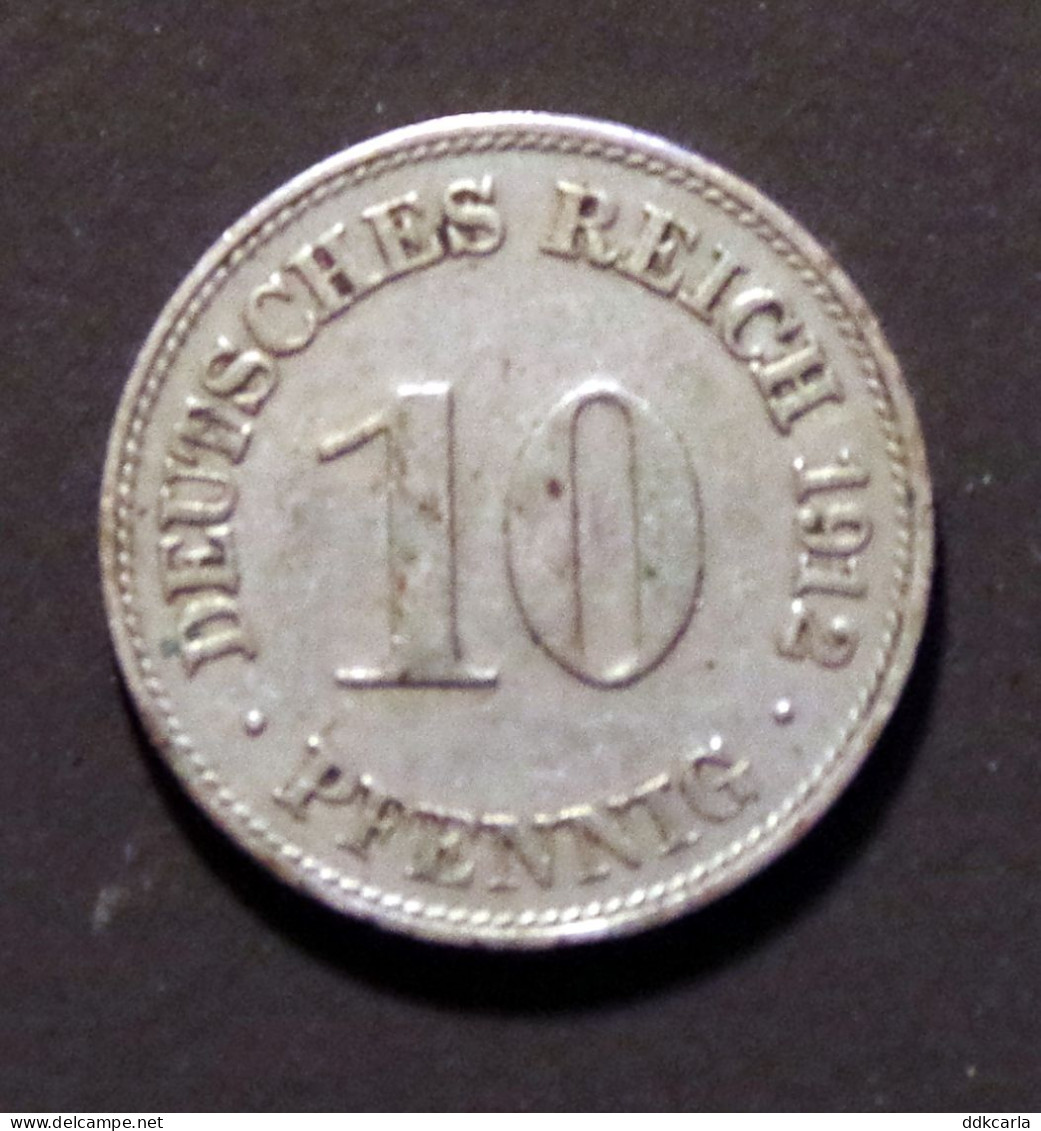 10 Pfennig 1912 D Deutsches Reich - 10 Pfennig