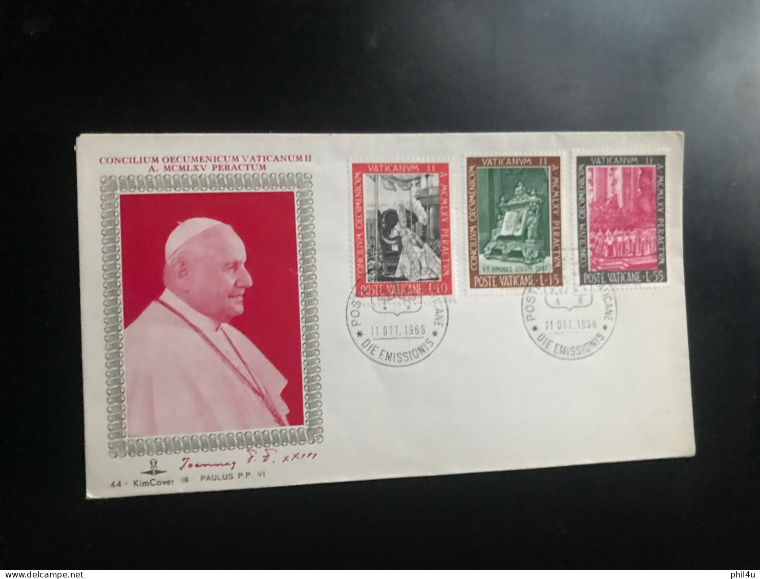 1963-79 Vatican 6 Diff FDCOVERS Popes see Photos