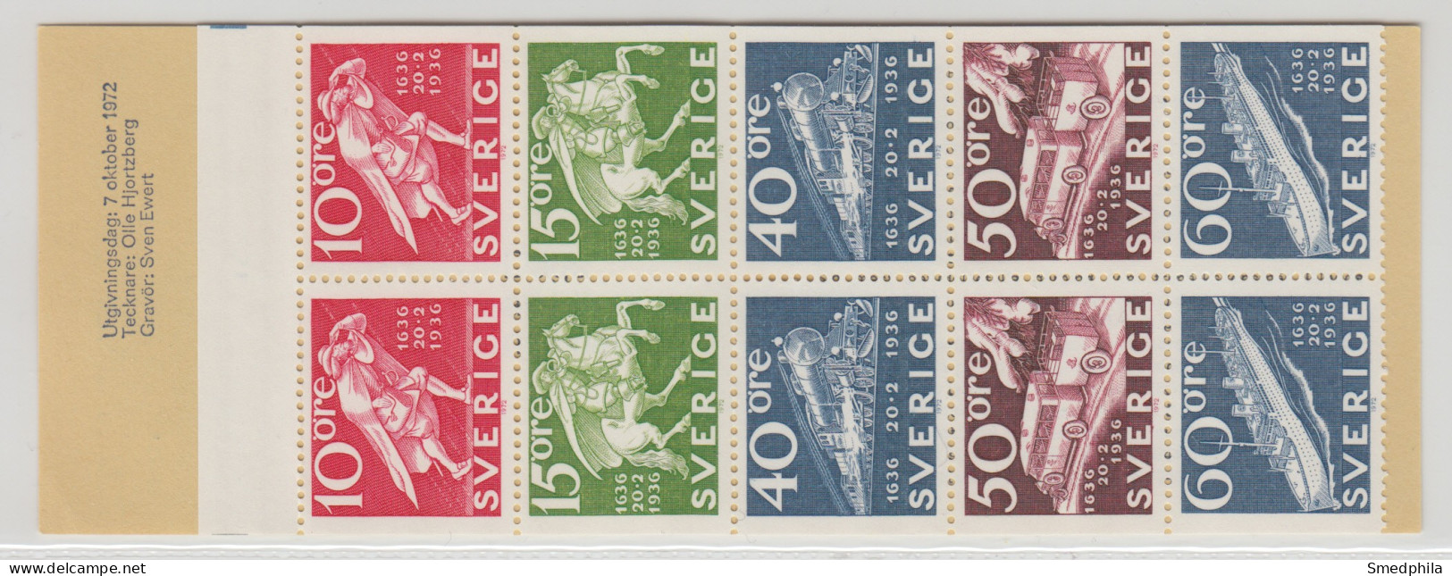 Sweden Booklet 1972 - Facit 259 MNH ** - 1951-80