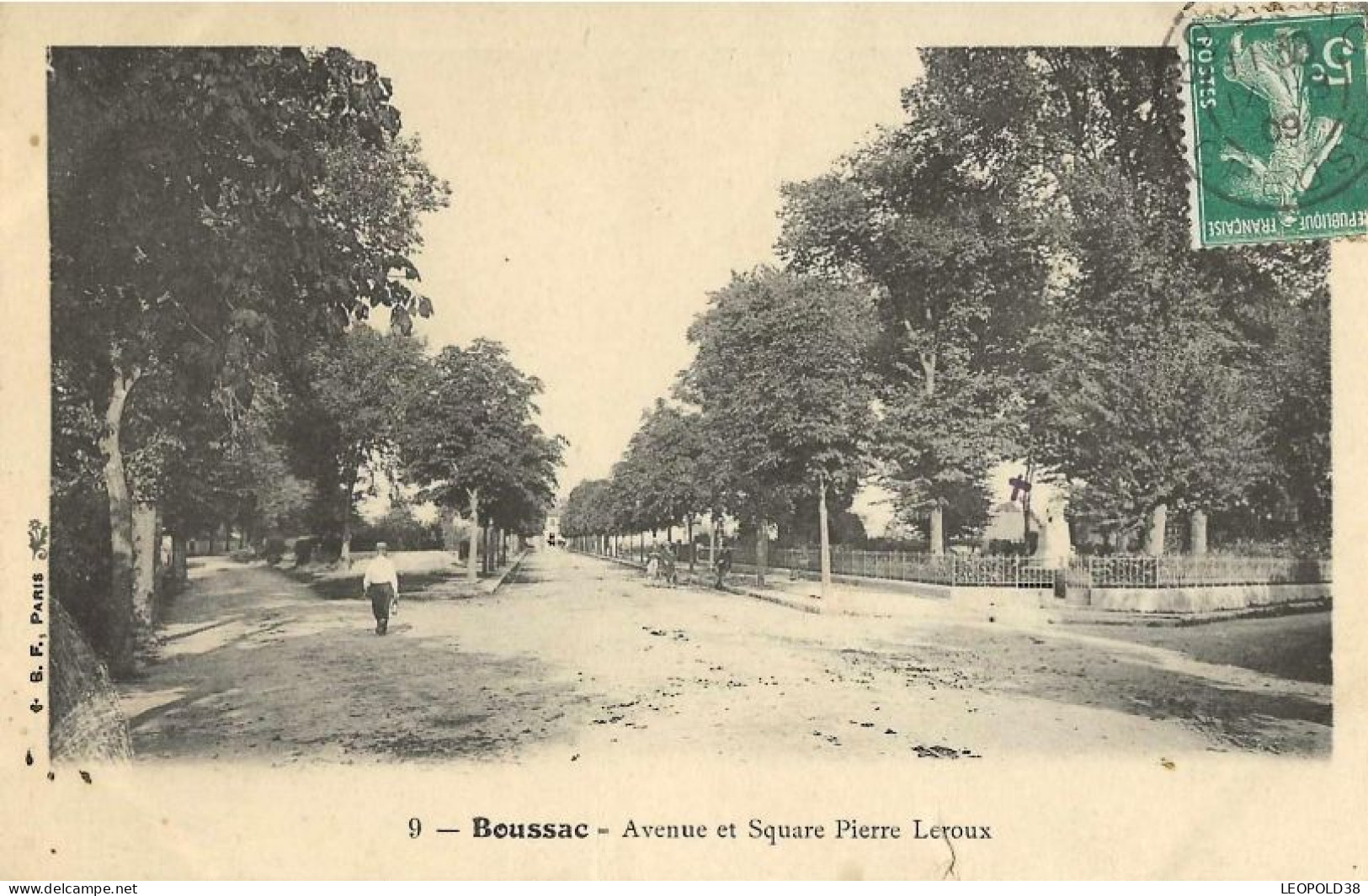 BOUSSAC Avenue Et Square Leroux - Boussac