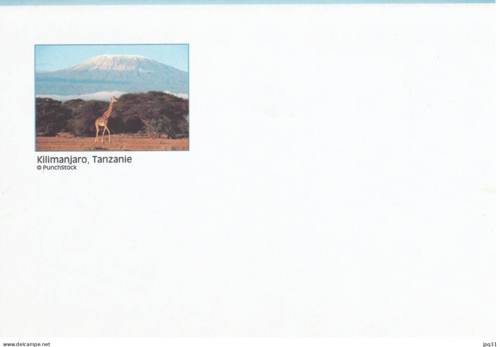 Carte Double Girafe - Kilimanjaro (Tanzanie) - Jirafas