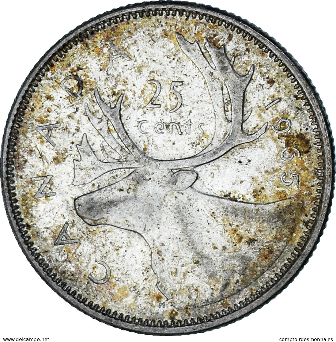Monnaie, Canada, Elizabeth II, 25 Cents, 1965, Royal Canadian Mint, Ottawa, SUP - Canada