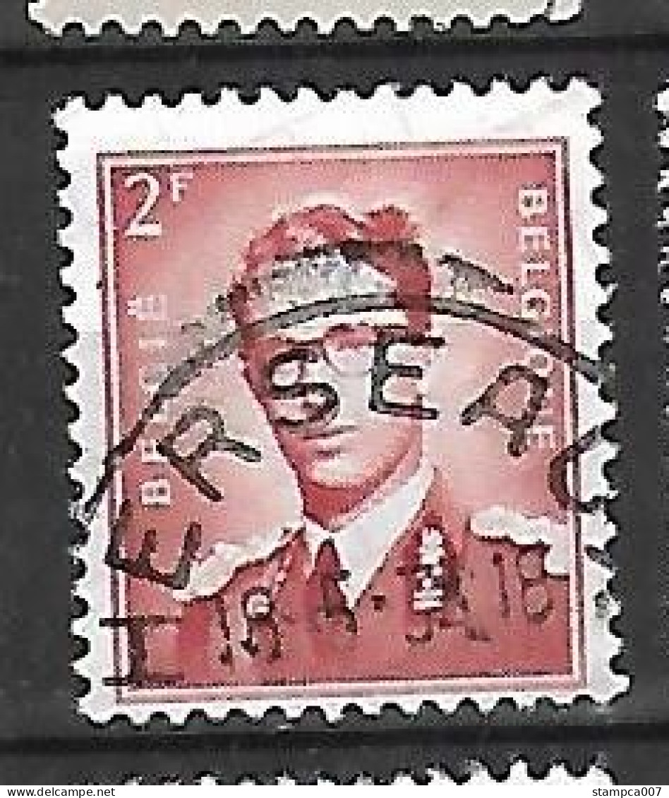 OCB Nr 925 Centrale Stempel Hersaux - King Roi Koning Boudewijn Baudouin - 1953-1972 Bril