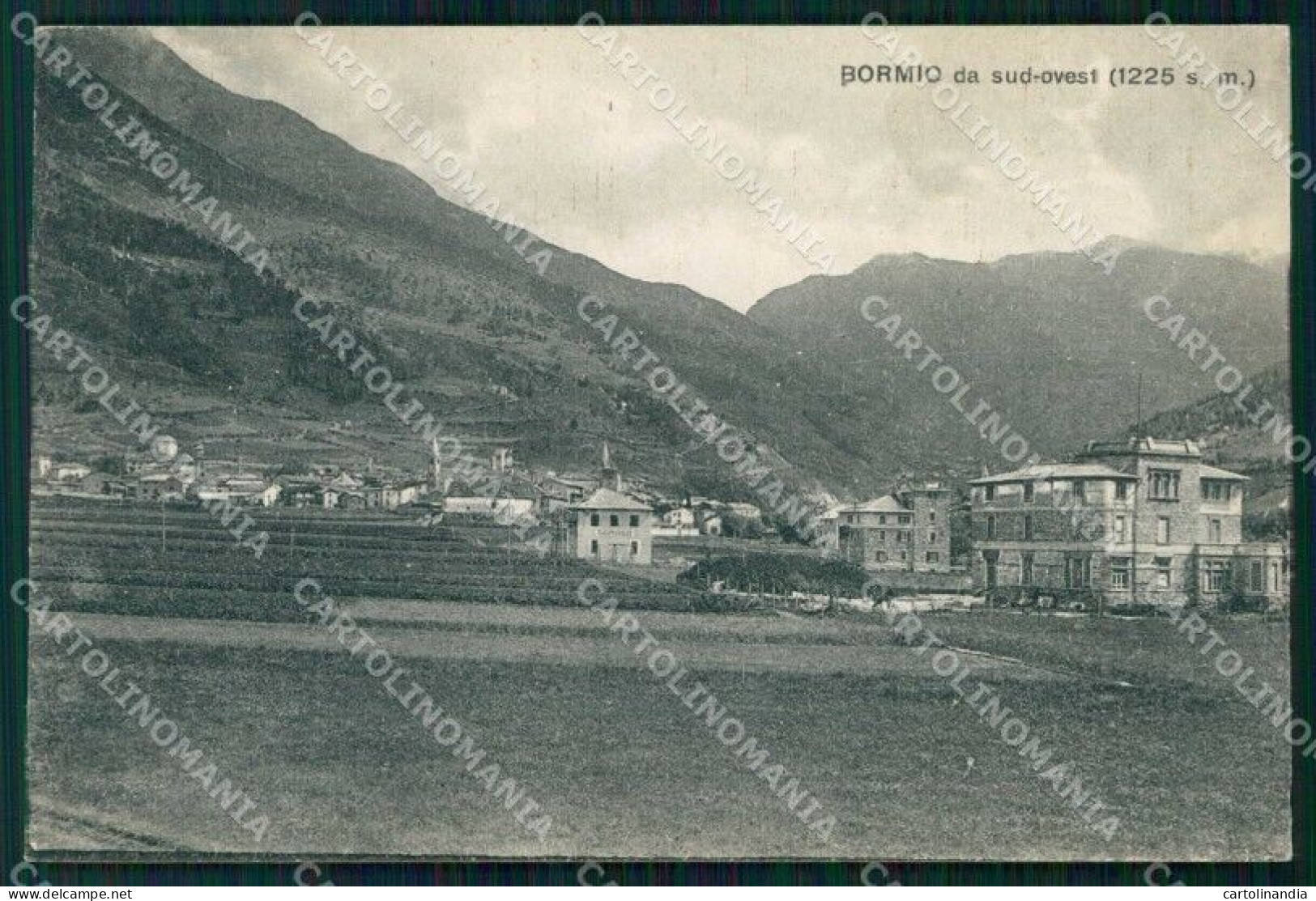 Sondrio Bormio Veduta Da Sud Ovest Cartolina RB6188 - Sondrio