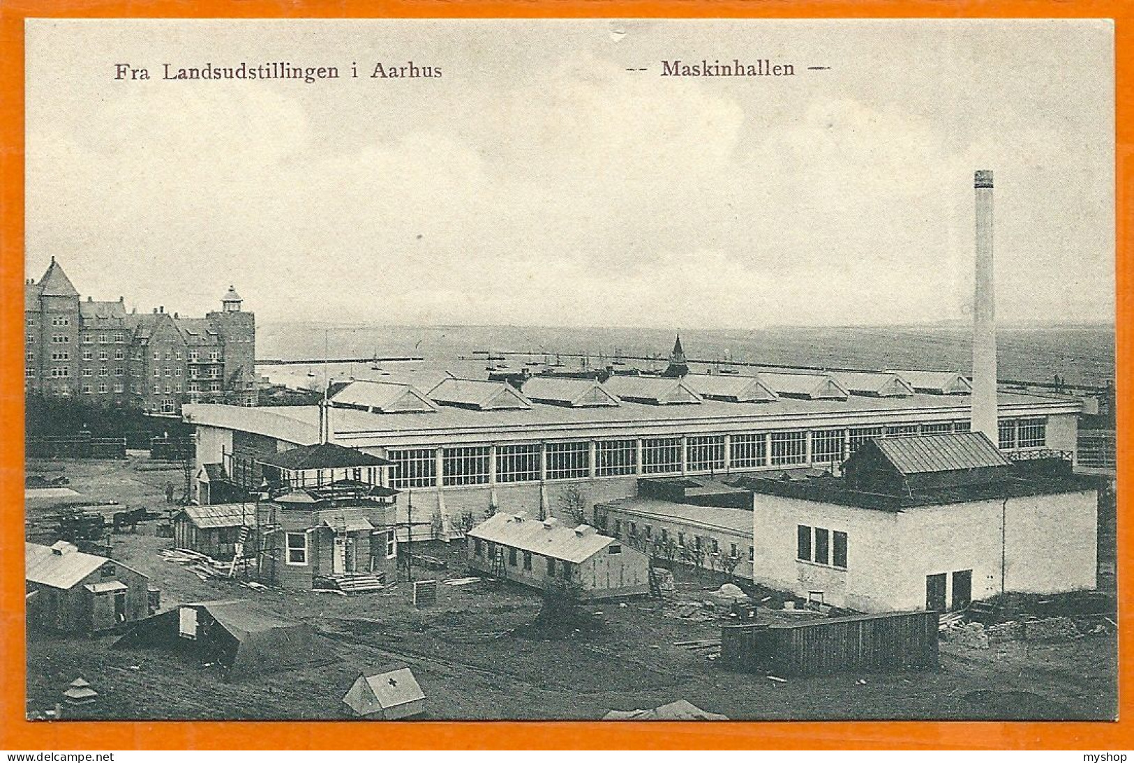 DK124_*     LANDSUDSTILLINGEN I AARHUS 1909 * MASKINHALLEN *  UNUSED - Danemark