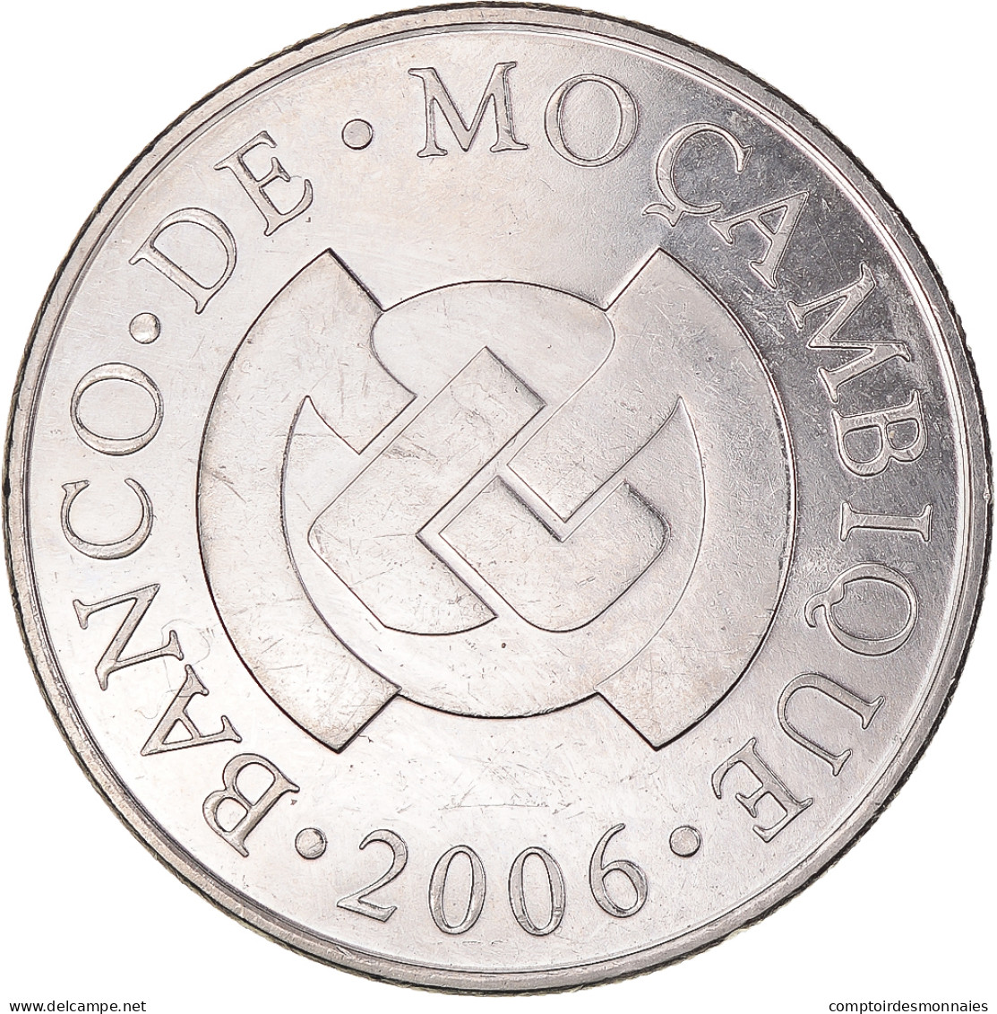 Monnaie, Mozambique, 5 Meticais, 2006, TTB+, Nickel Plaqué Acier, KM:139 - Mosambik