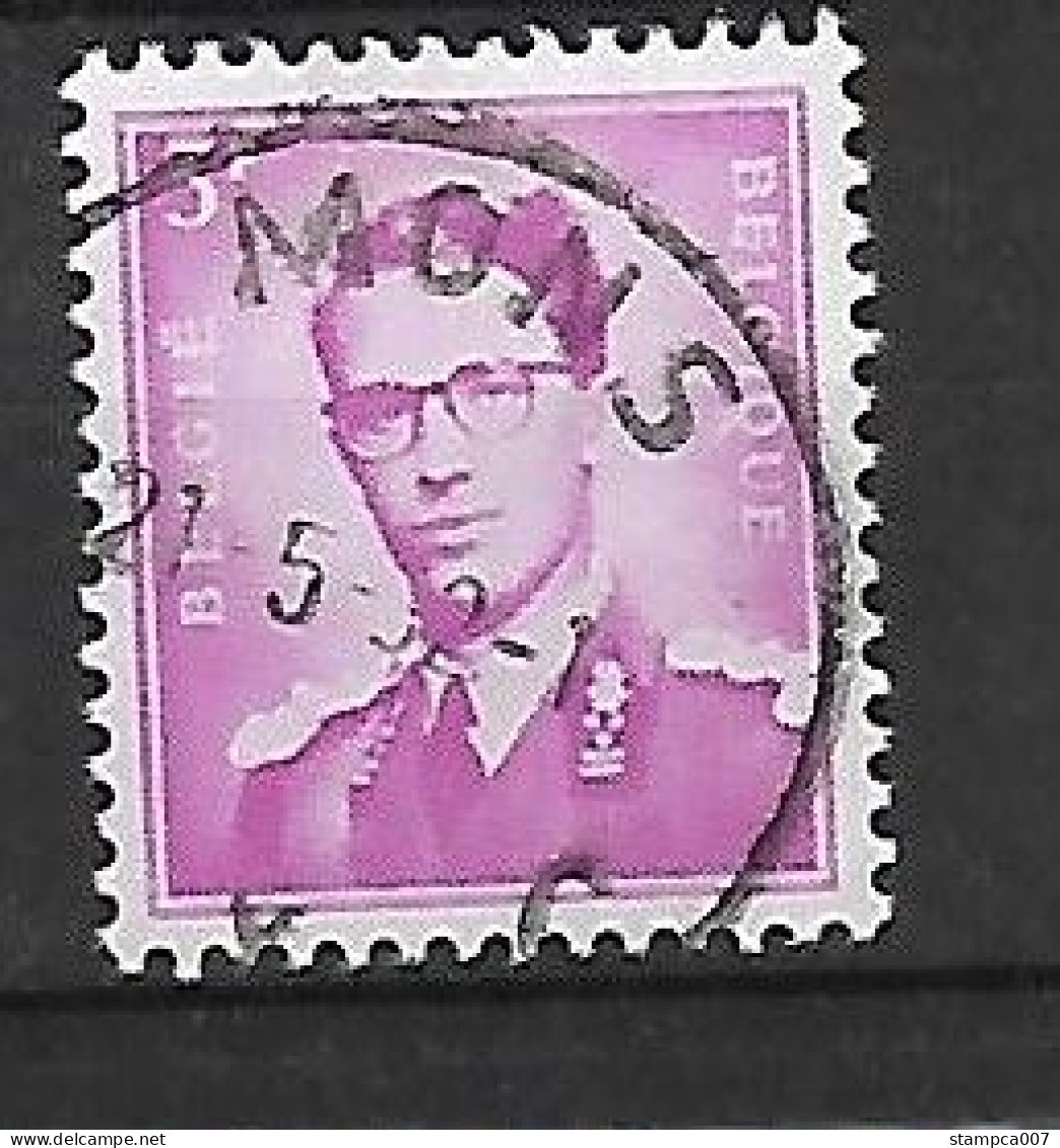 OCB Nr 1067  Centrale Stempel Mons - King Roi Koning Boudewijn Baudouin Marchand - 1953-1972 Lunettes