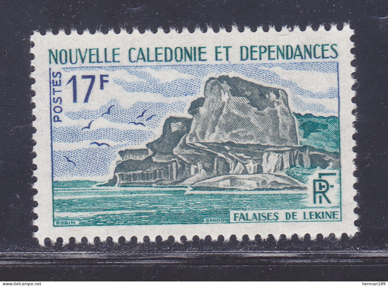 NOUVELLE CALEDONIE N°  336 ** MNH Neuf Sans Charnière, TB (D7802) Falaises De Lekine - 1967 - Ongebruikt