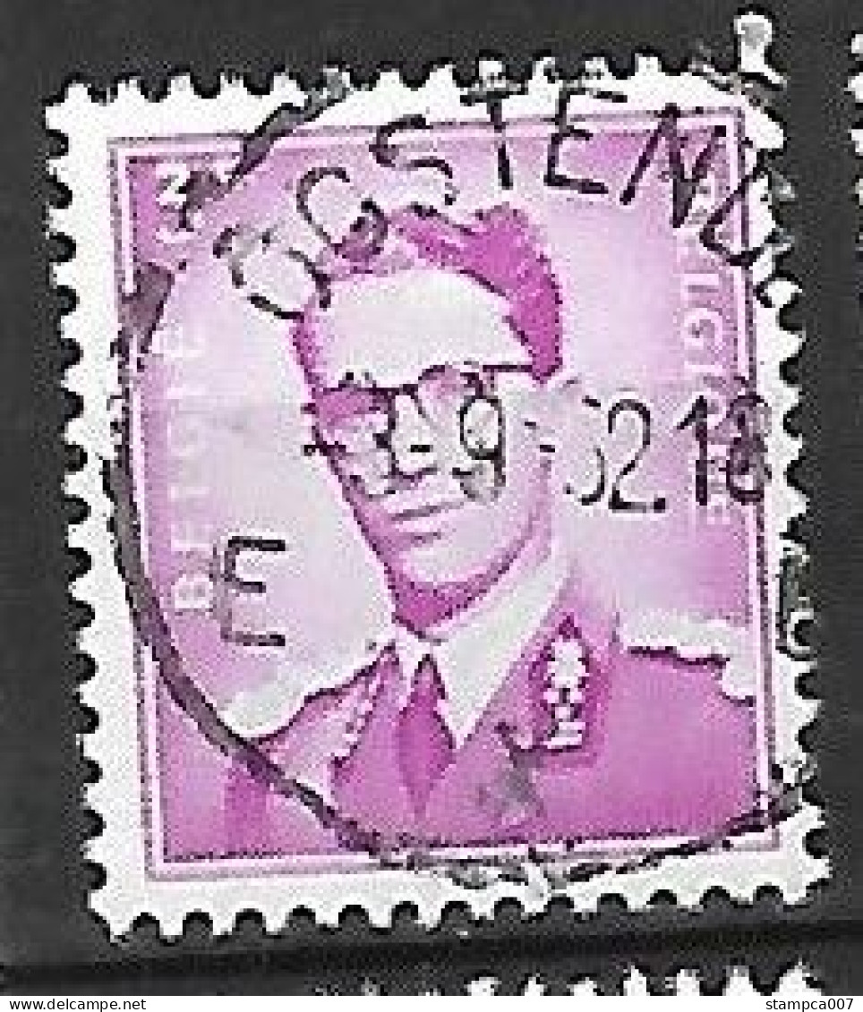 OCB Nr 1067  Centrale Stempel Oostende - King Roi Koning Boudewijn Baudouin Marchand - 1953-1972 Bril