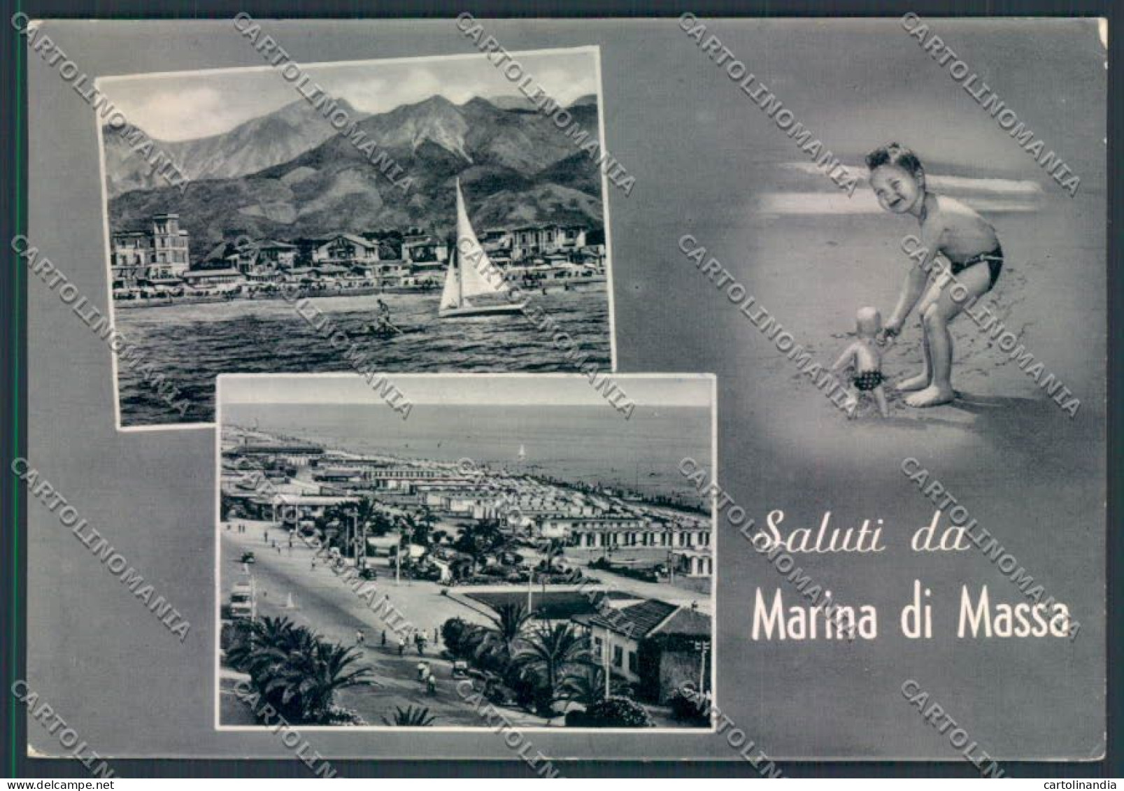 Massa Marina Di Saluti Da Foto FG Cartolina ZF3690 - Massa